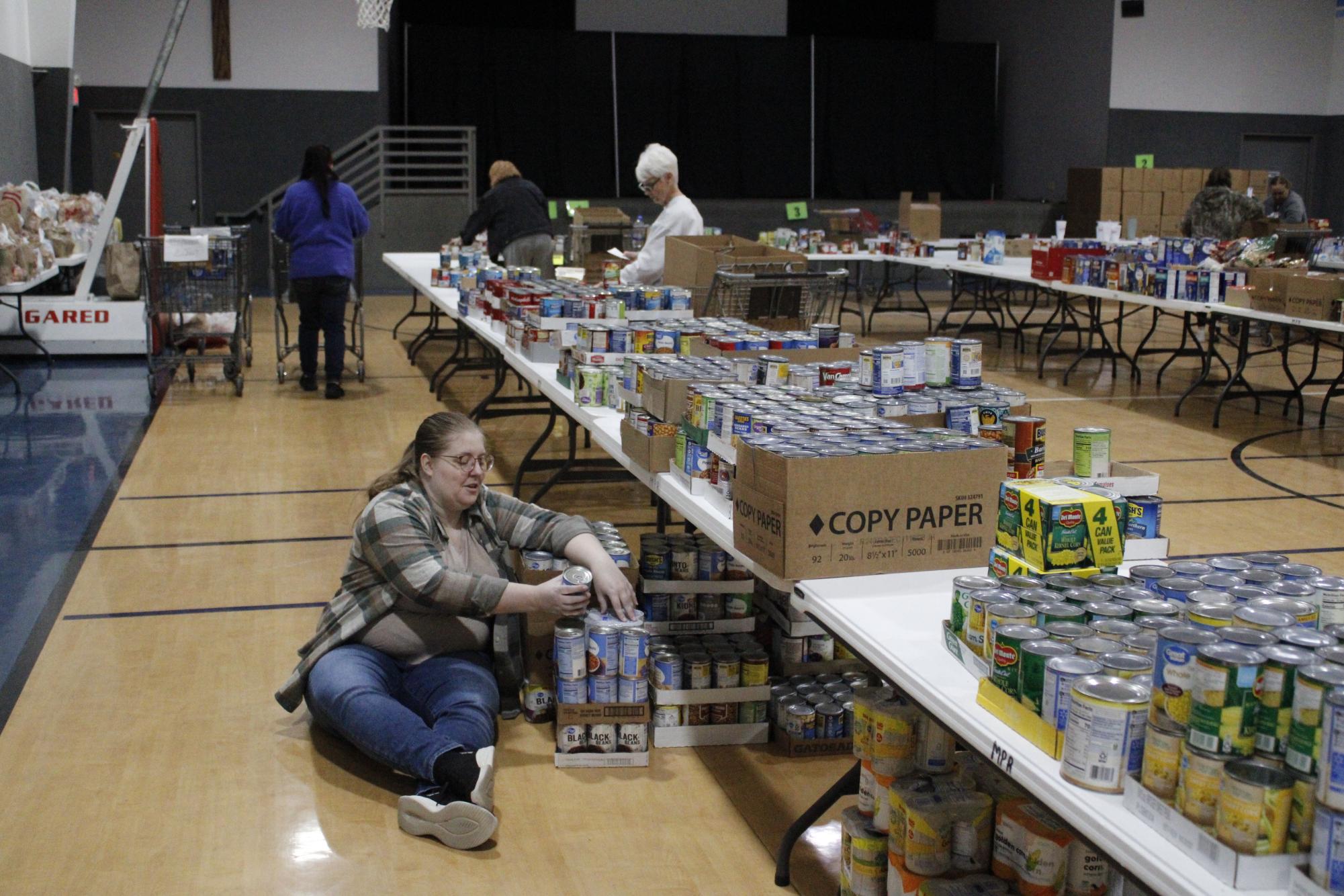 Operation holiday setup (Photos by Ella Davidson)