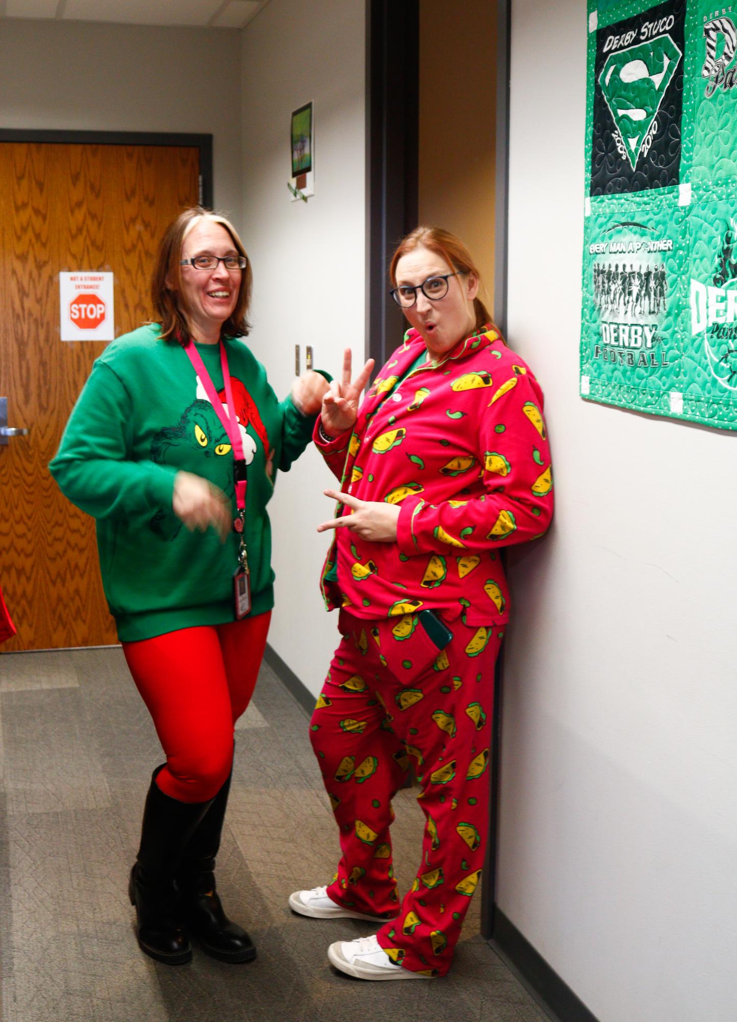 Pajama Day for 12 days of Christmas (Photos by Kallie Picou)