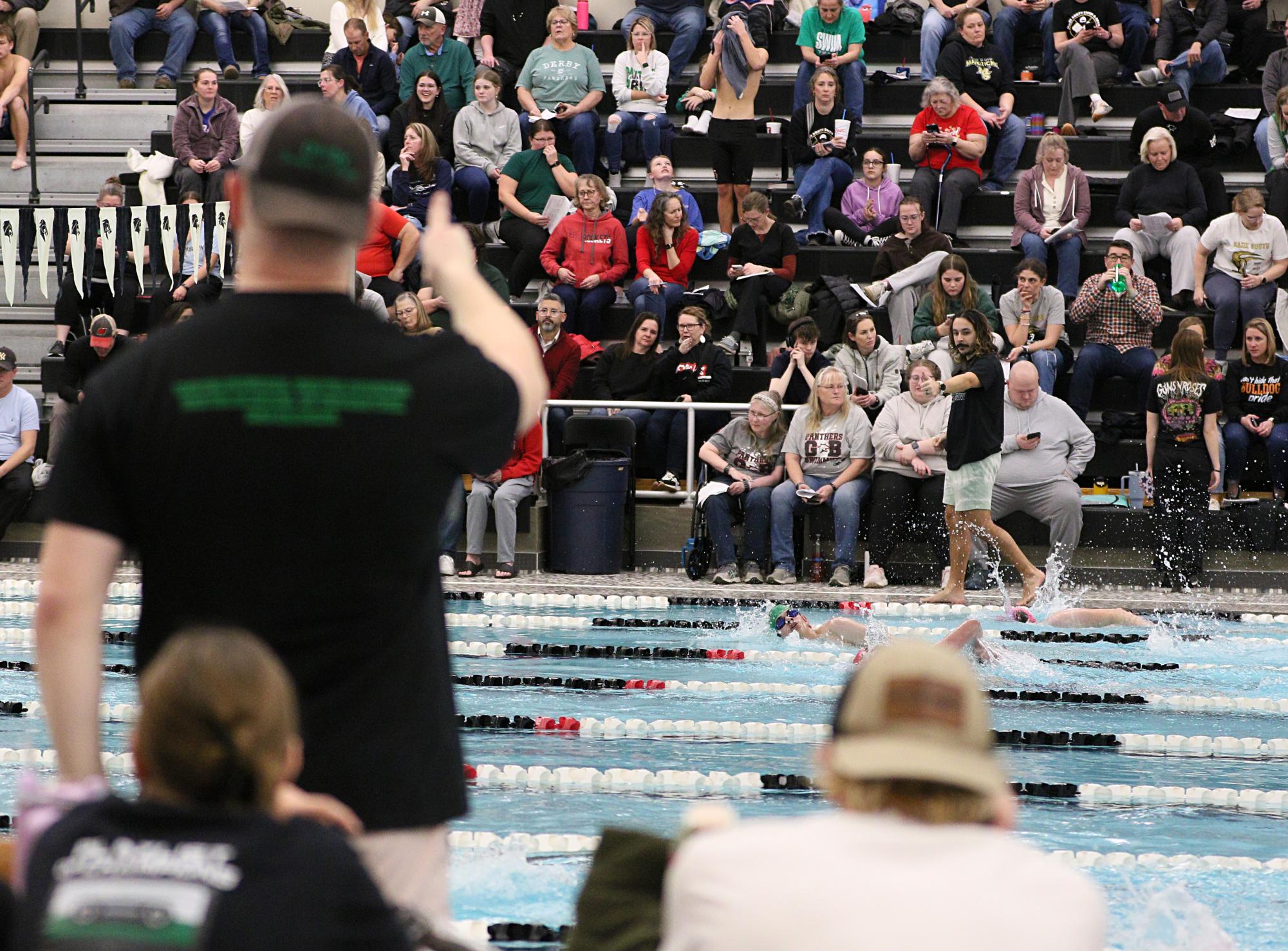 Boys swim at Campus (Photos by Maggie Elliott)