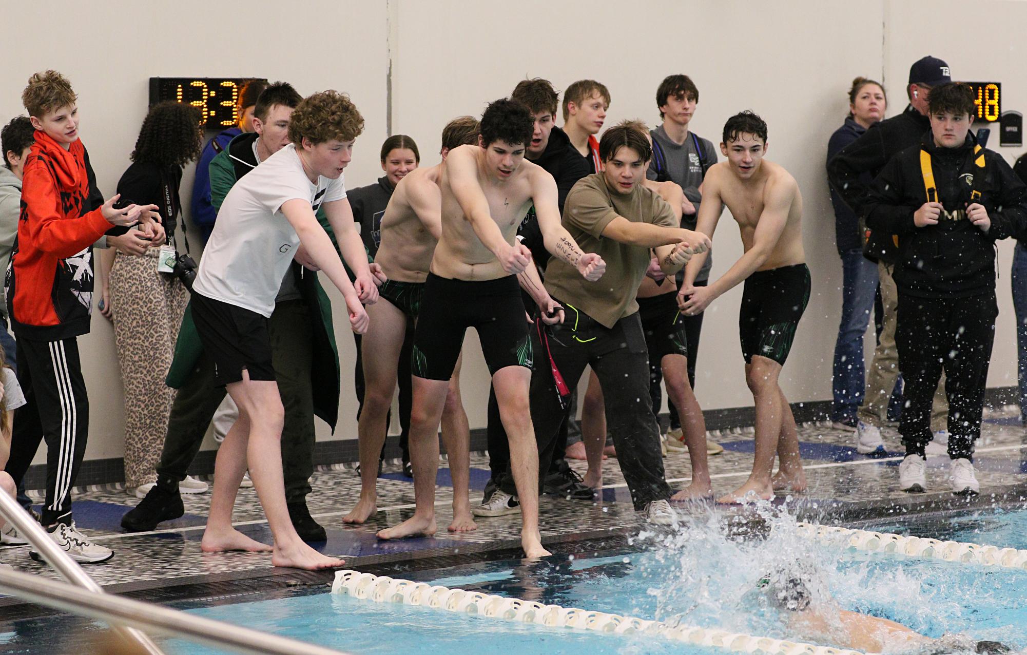 Boys swim at Campus (Photos by Maggie Elliott)