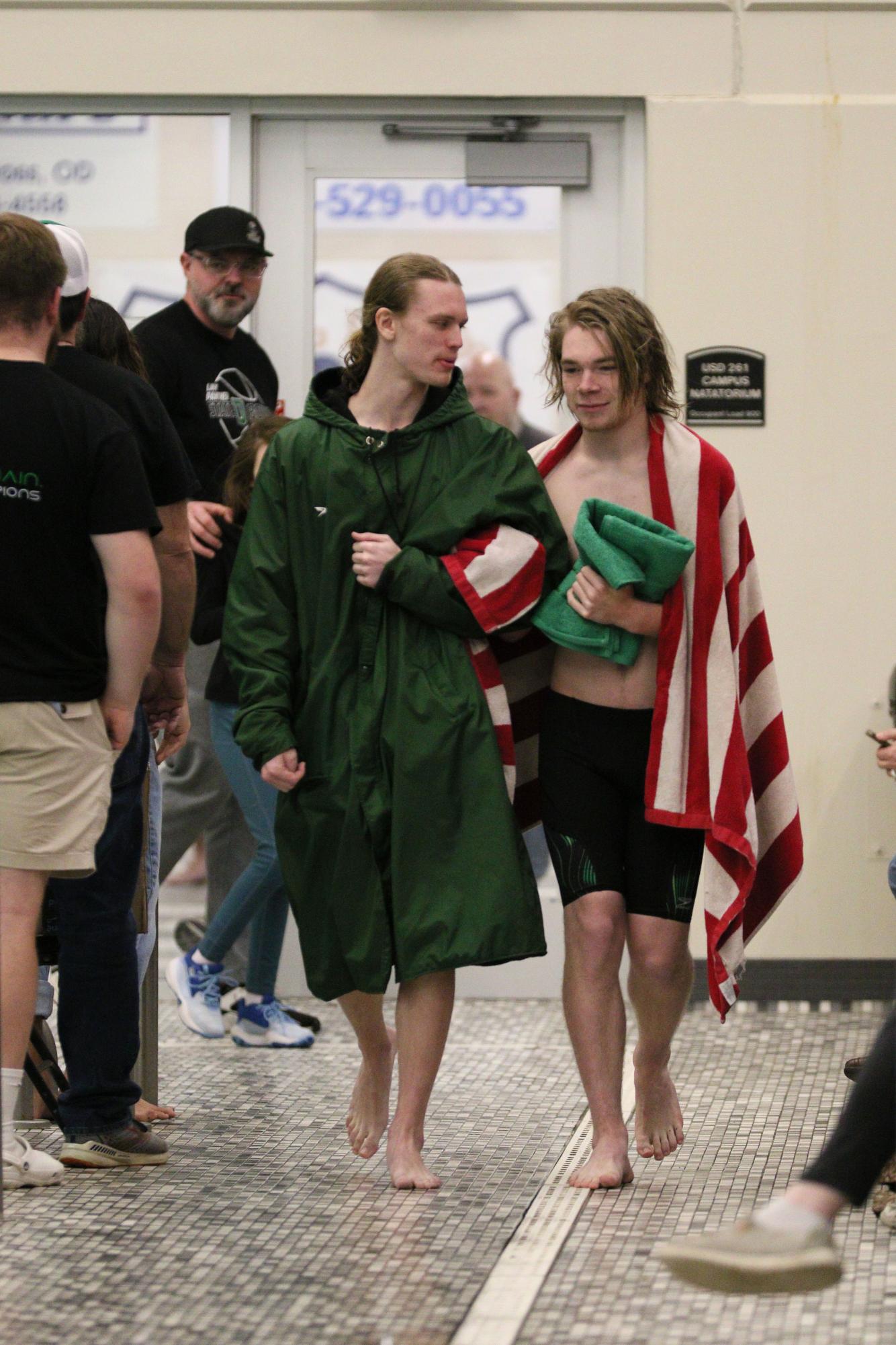 Senior night boys swim and dive (Photos by Maggie Elliott)