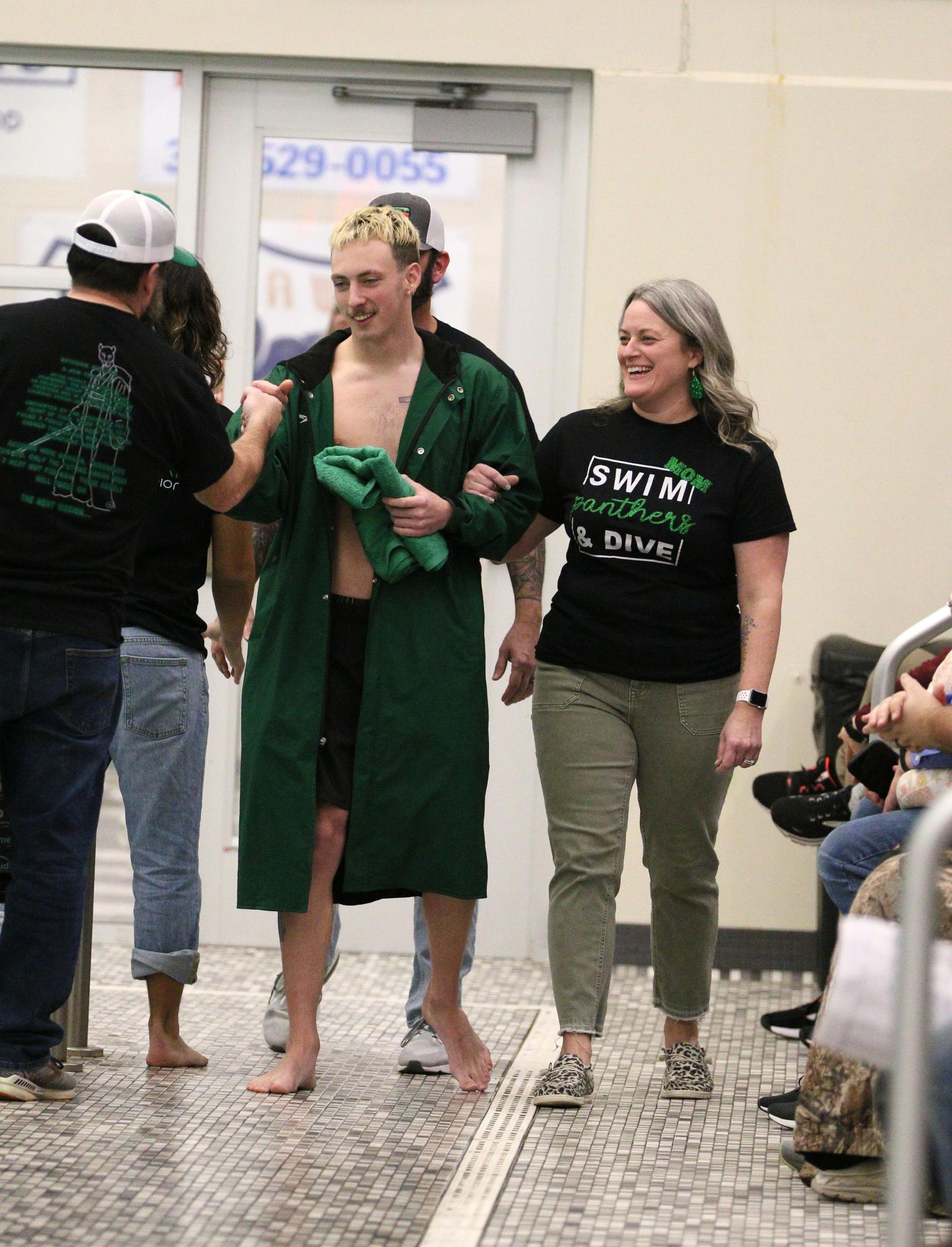 Senior night boys swim and dive (Photos by Maggie Elliott)