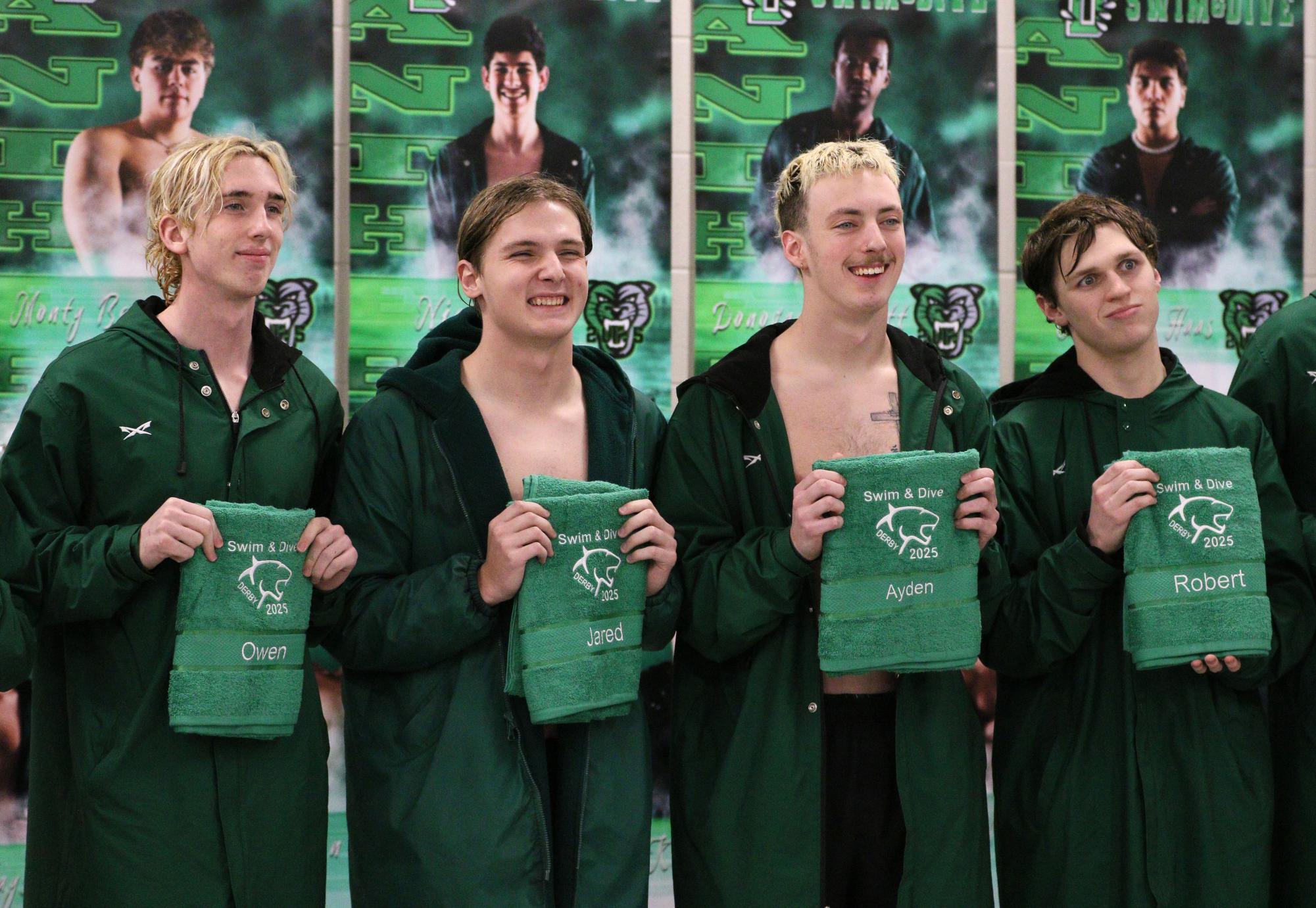 Senior night boys swim and dive (Photos by Maggie Elliott)