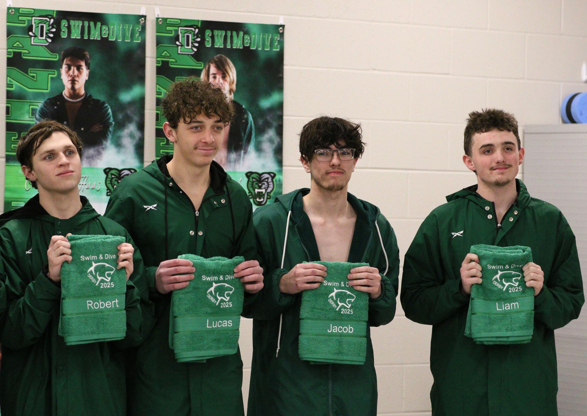 Senior night boys swim and dive (Photos by Maggie Elliott)