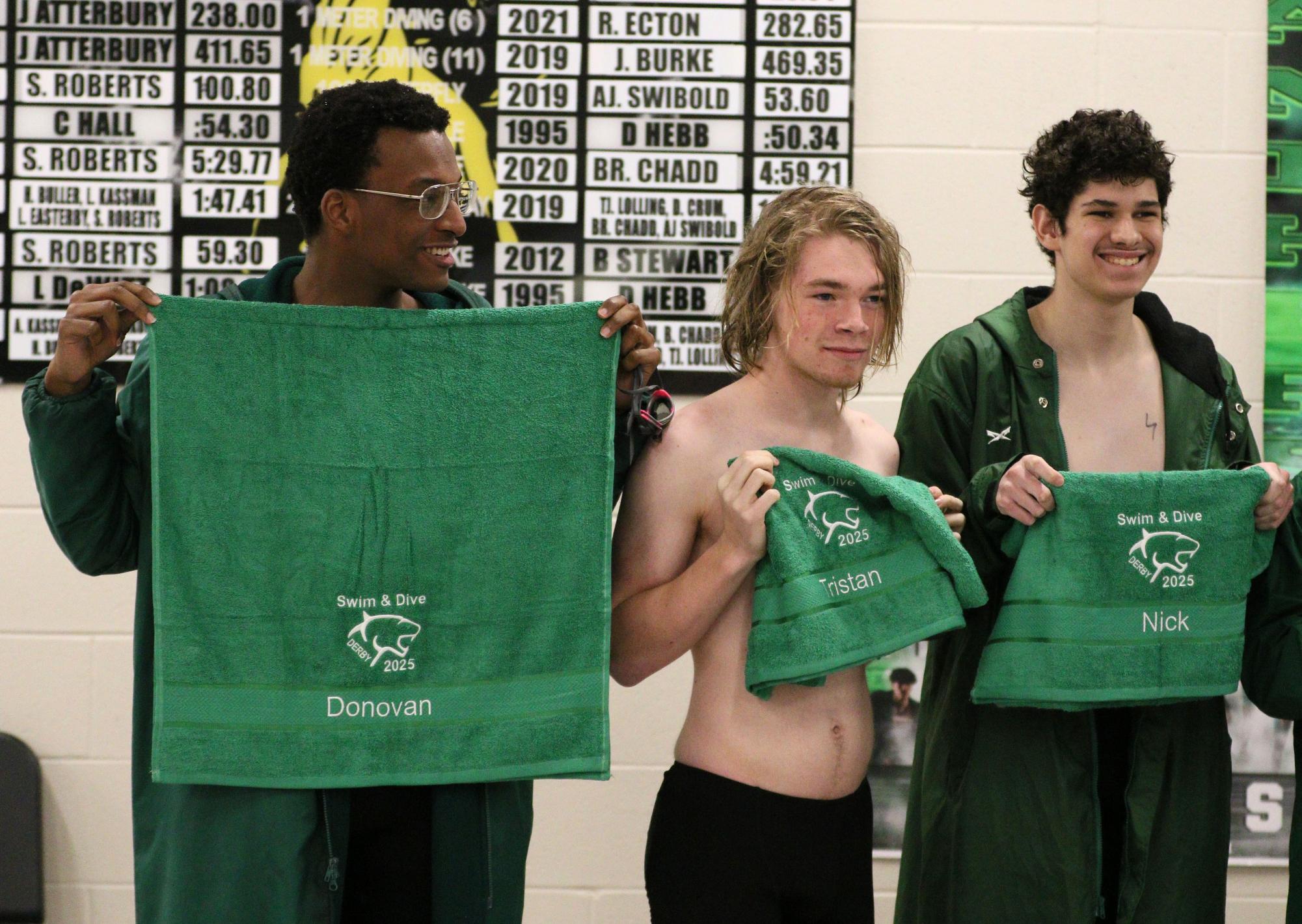 Senior night boys swim and dive (Photos by Maggie Elliott)