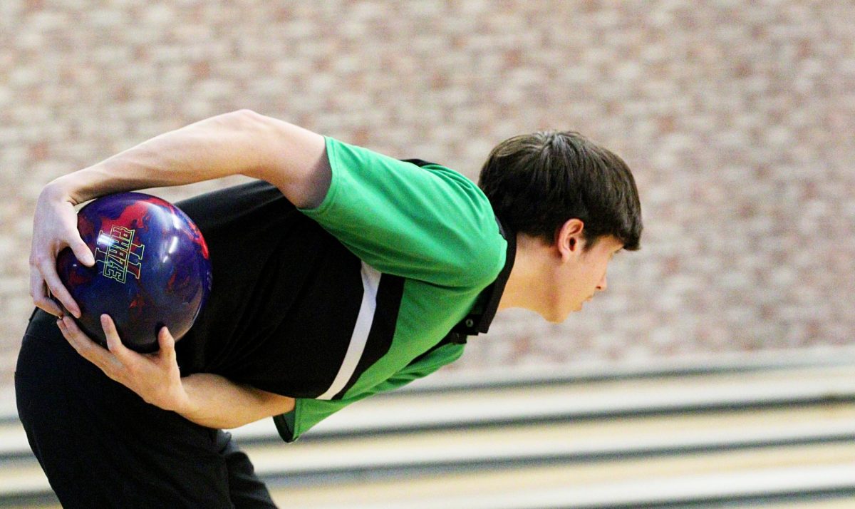 The Panther bowling teams excelled at a home triangular meet, with the varsity boys clinching first place by totaling 2,909 pins. Junior Cash Carns led the individual standings with a score of 753 pins. The varsity girls placed second with 2,084 pins, highlighted by junior Taylor Truesdale’s fourth-place finish with 545 pins.