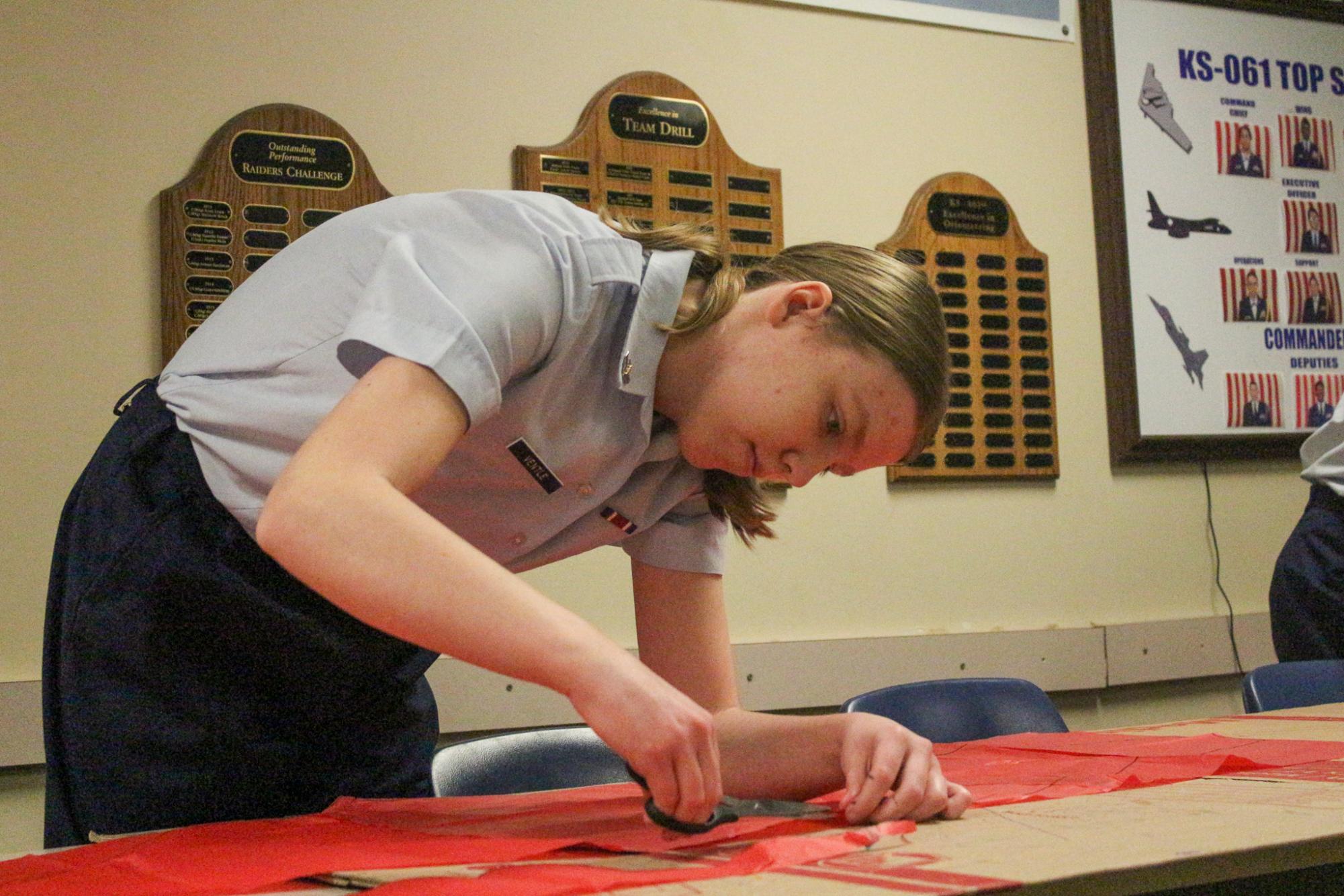 ROTC And Airbrush In Class (Photos by Olivia Grosser)