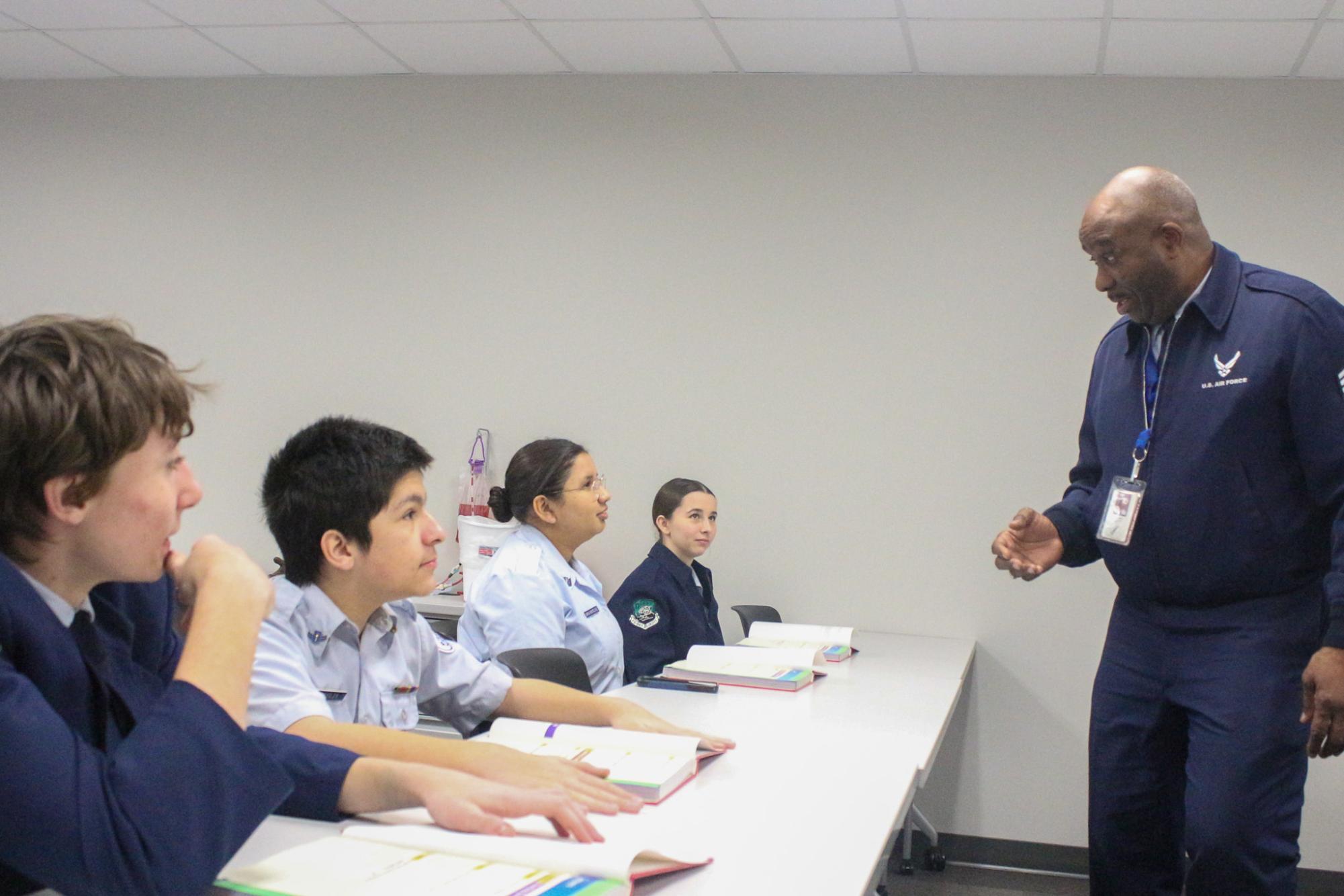 ROTC And Airbrush In Class (Photos by Olivia Grosser)