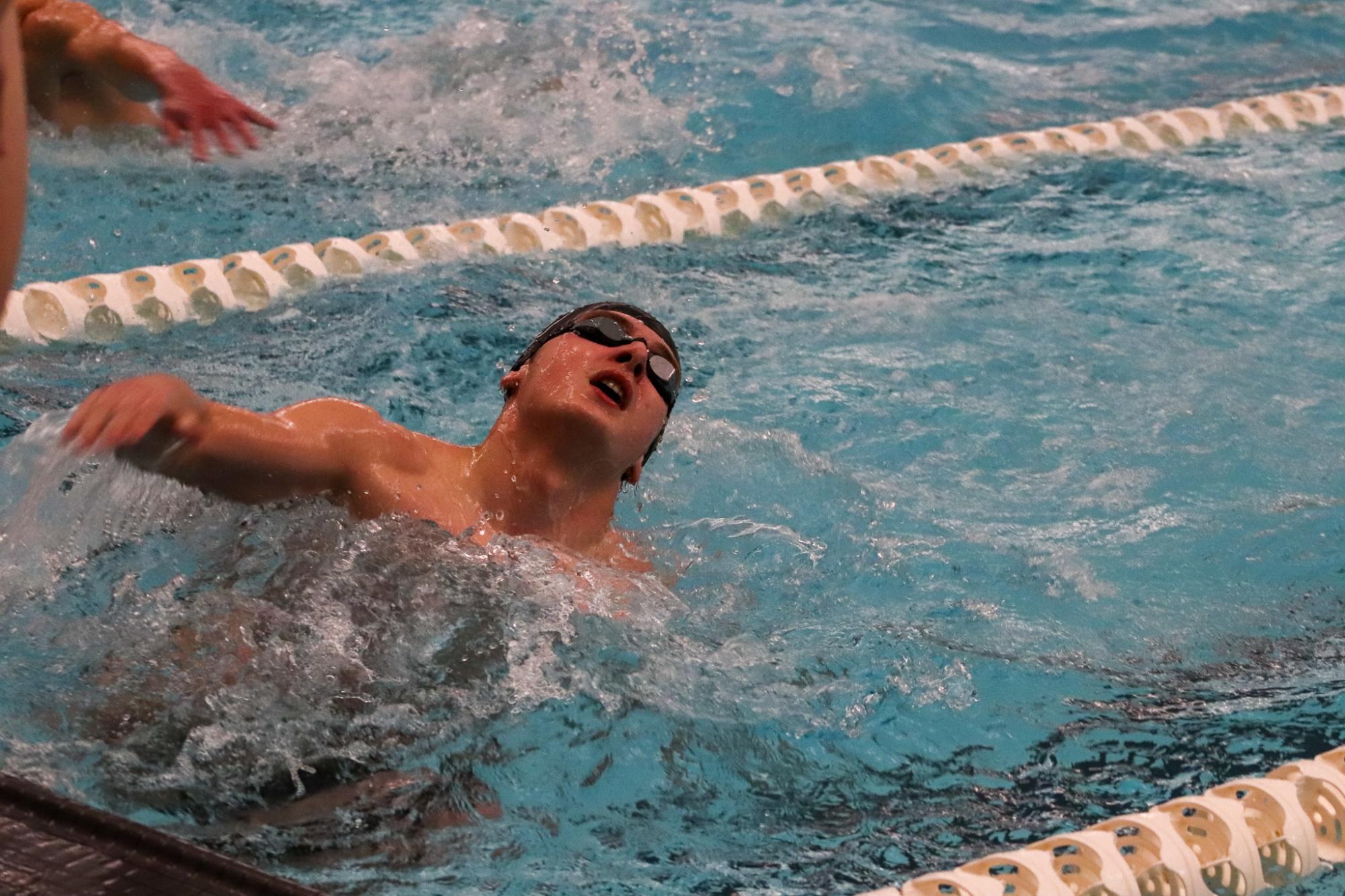 Boys swim at Campus (Photos by Delainey Stephenson)