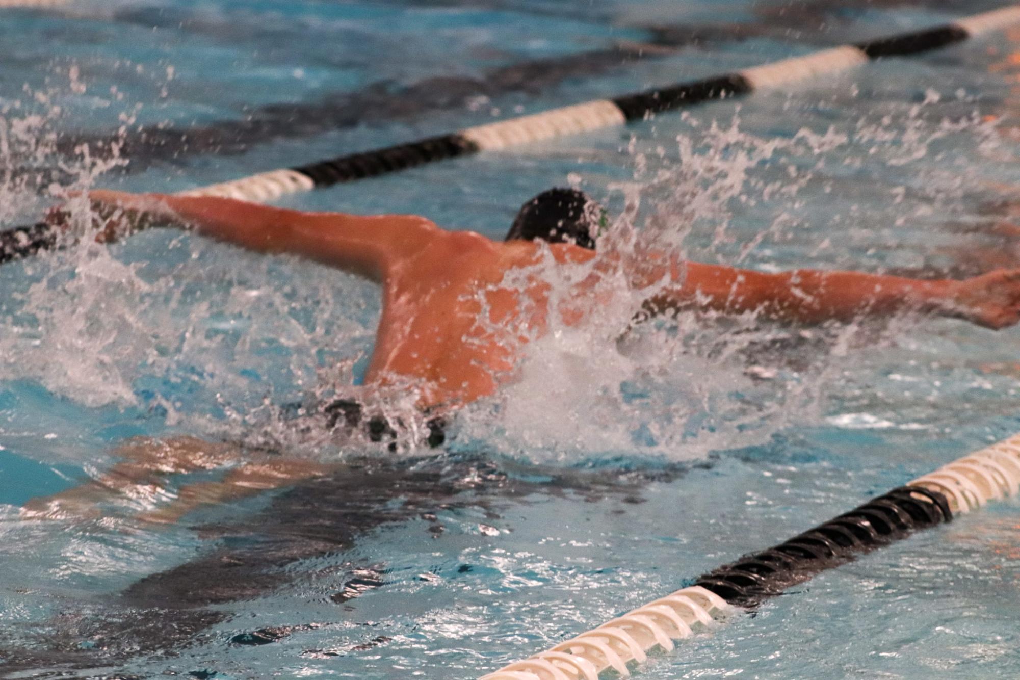 Boys swim at Campus (Photos by Delainey Stephenson)