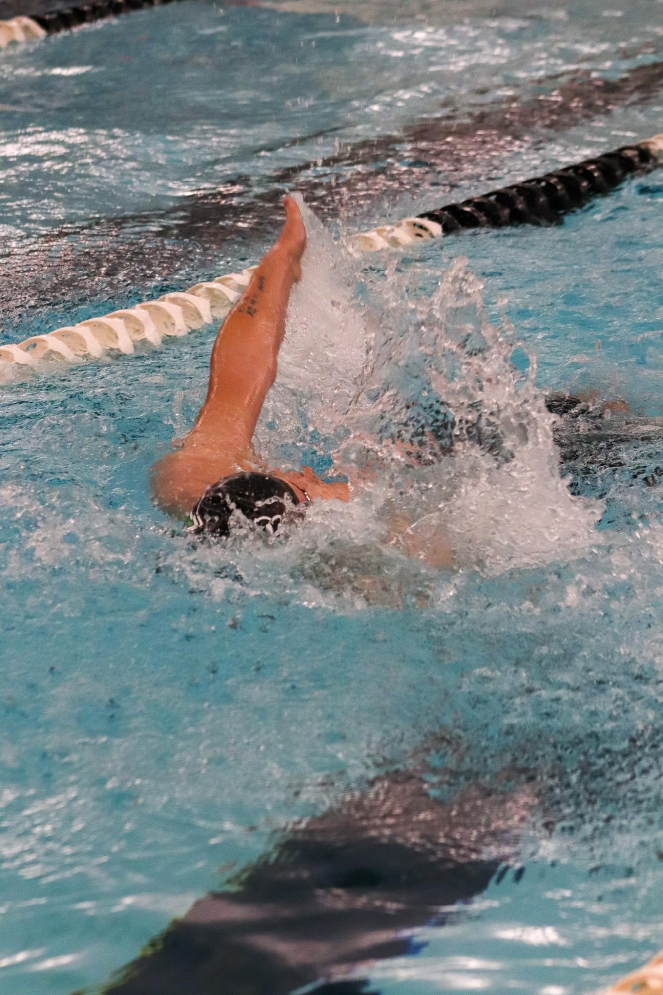 Boys swim at Campus (Photos by Delainey Stephenson)