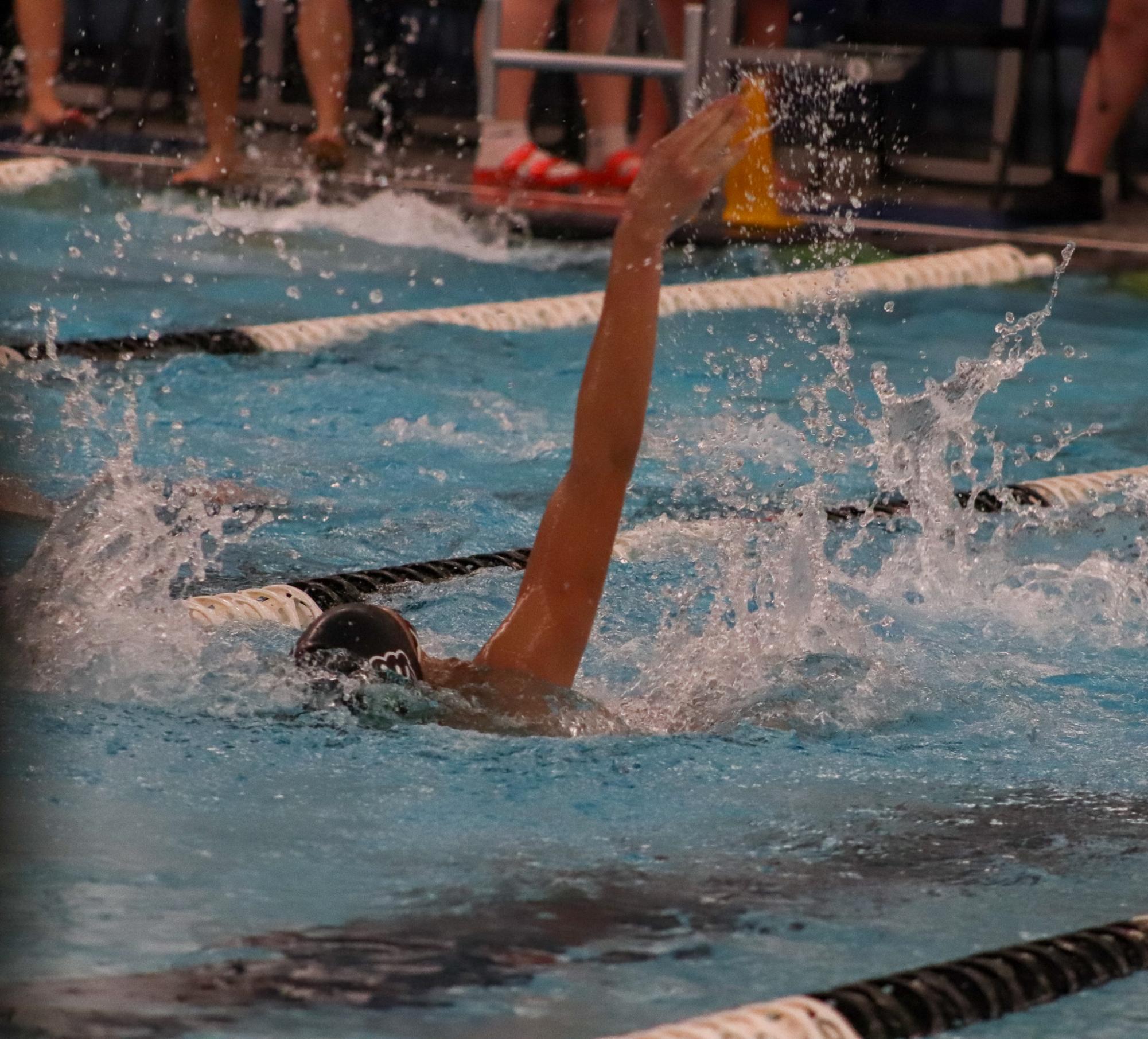 Boys swim at Campus (Photos by Delainey Stephenson)