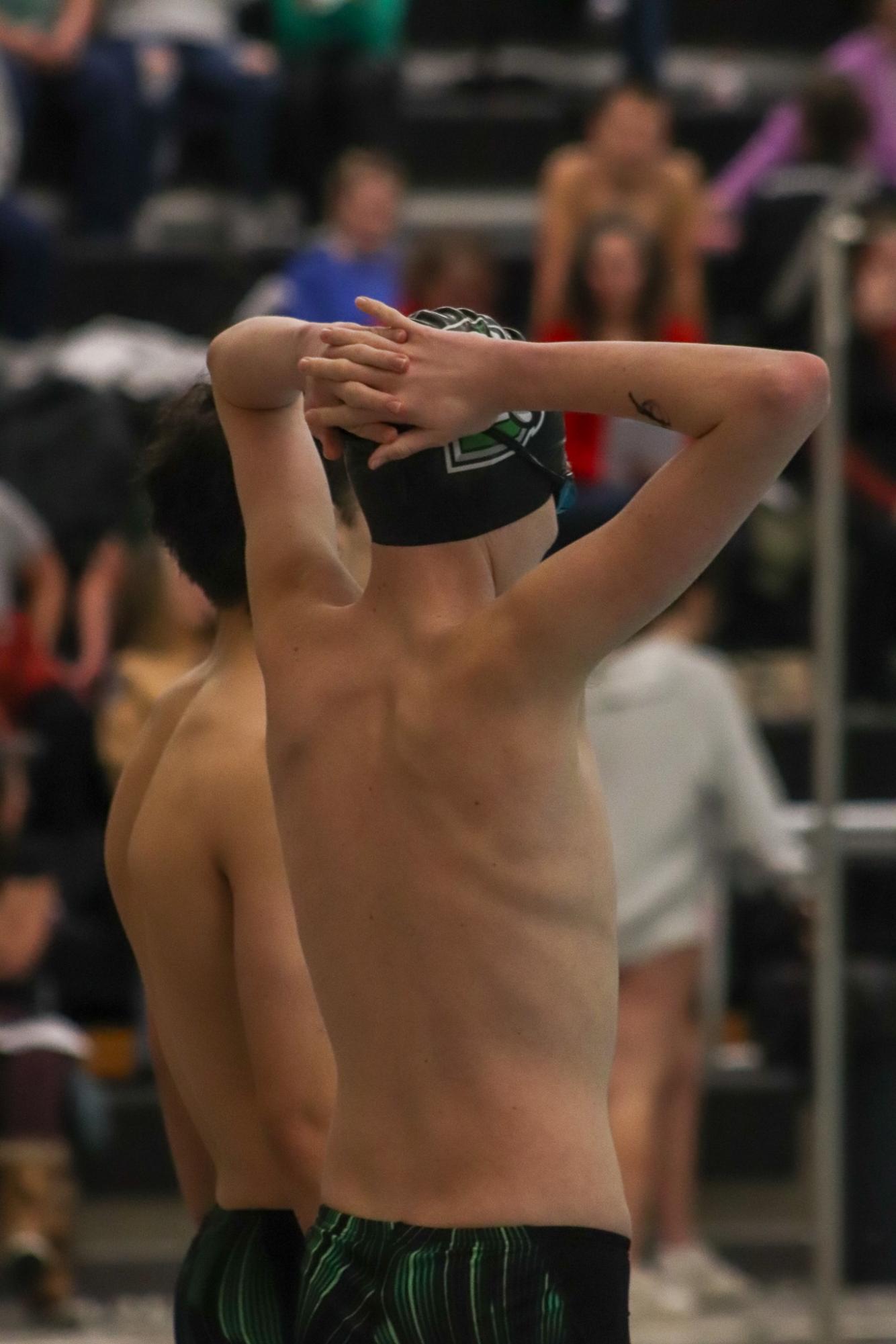 Boys swim at Campus (Photos by Delainey Stephenson)