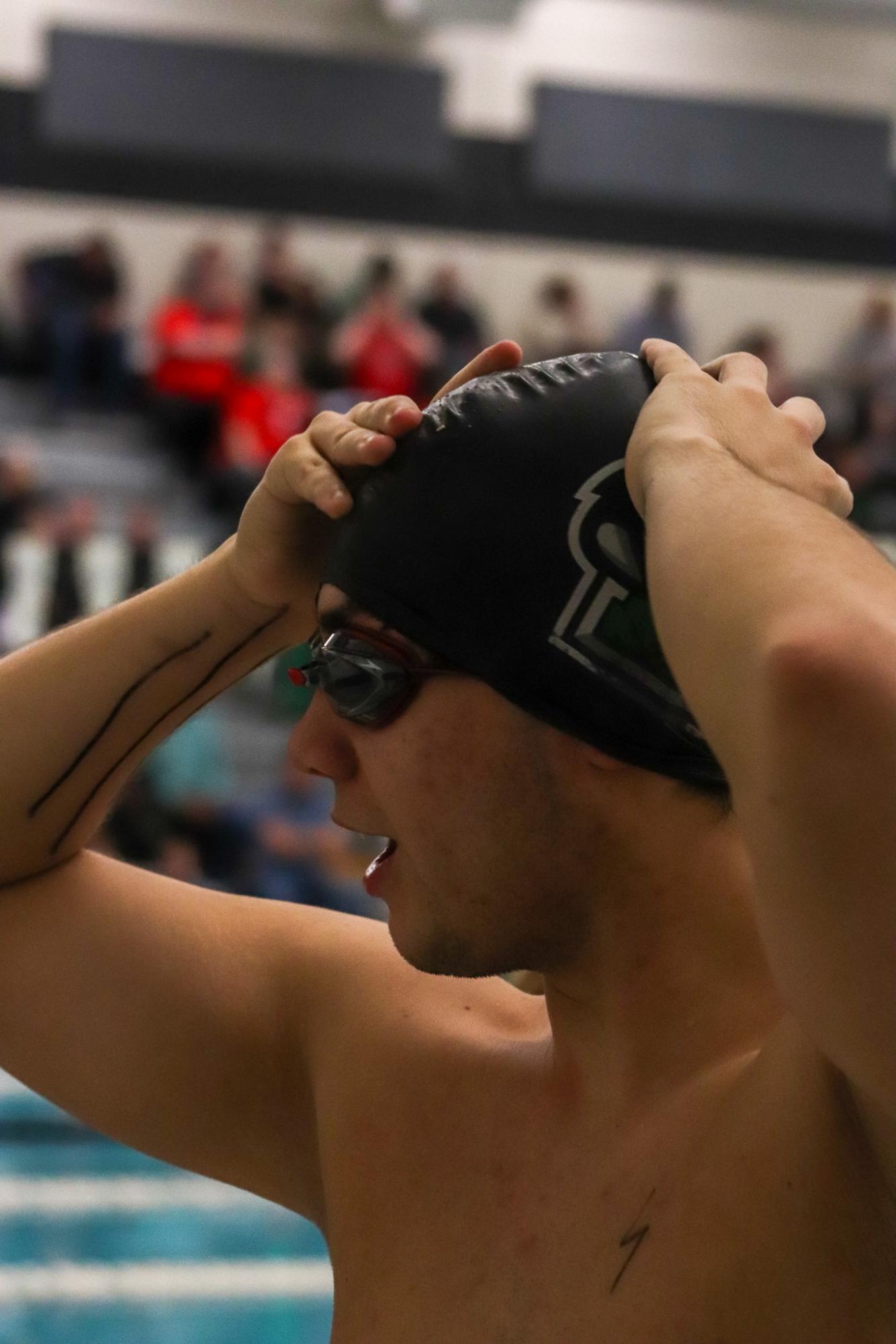 Boys swim at Campus (Photos by Delainey Stephenson)