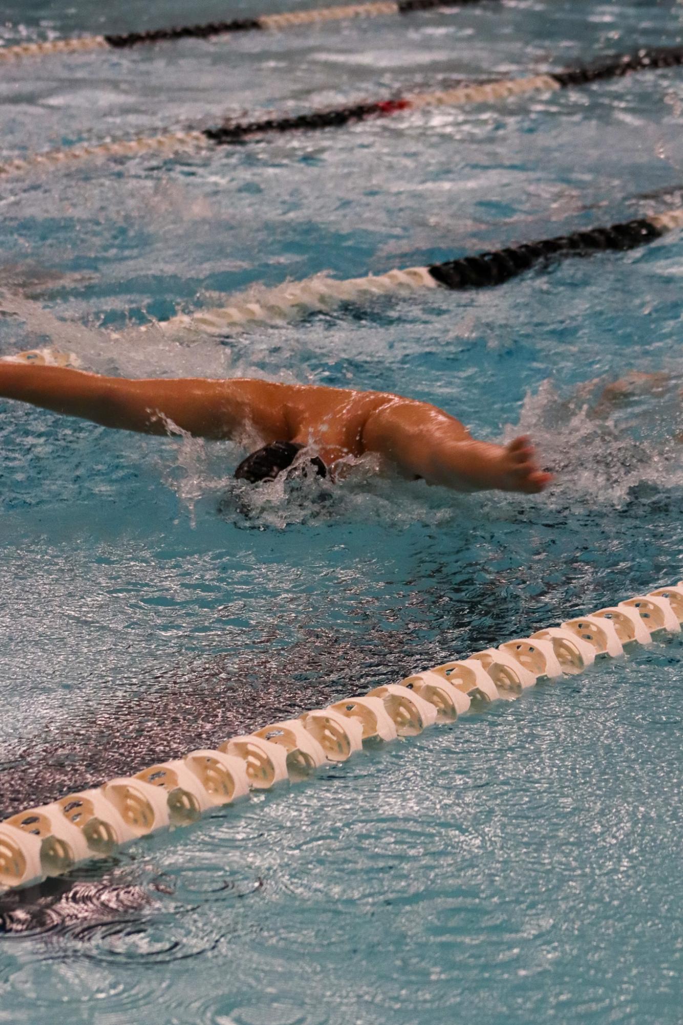 Boys swim at Campus (Photos by Delainey Stephenson)