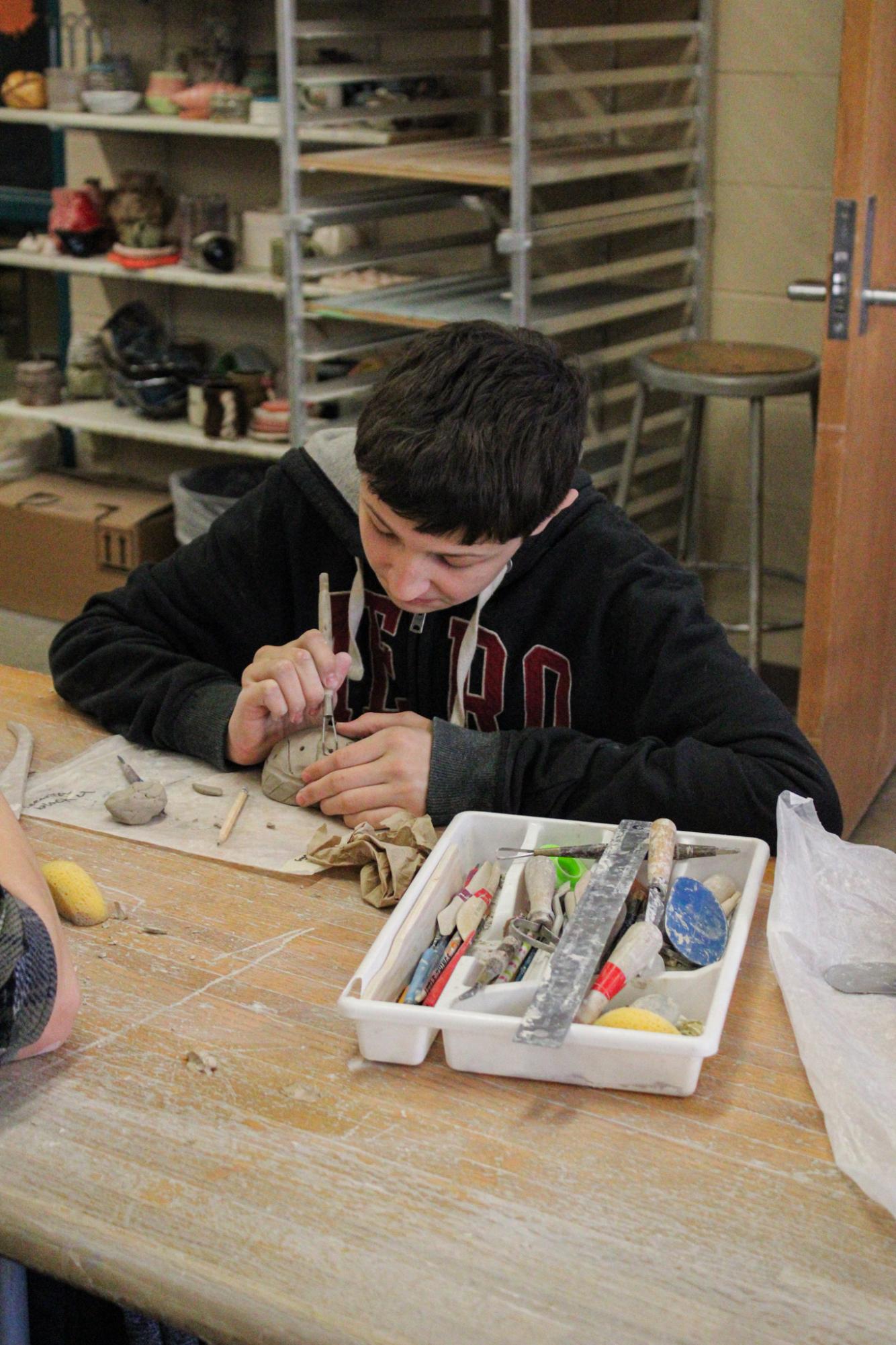 Ocarina Clay projects (Photos by Kaelyn Kissack)