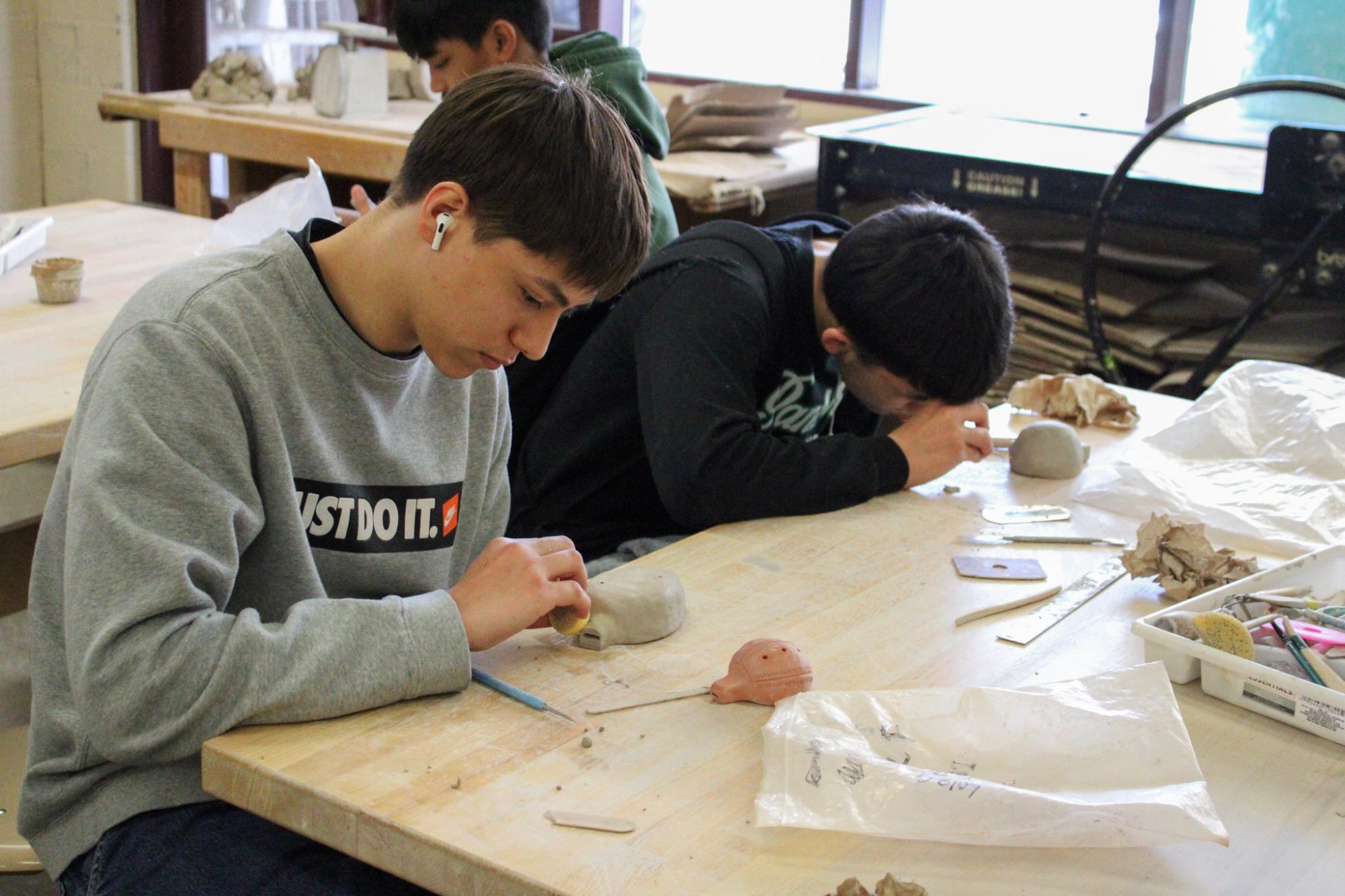 Ocarina Clay projects (Photos by Kaelyn Kissack)