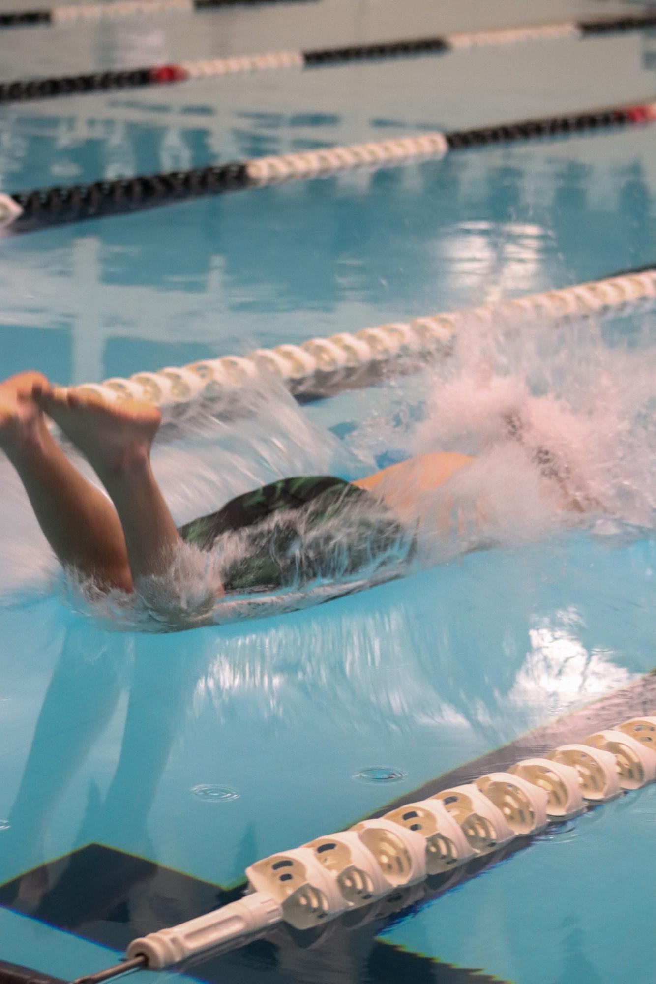 Boys swim at Campus (Photos by Delainey Stephenson)