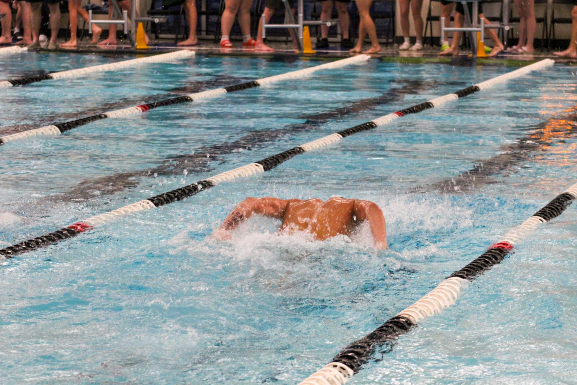 Boys swim at campus (photos by Stevie Hoppock)