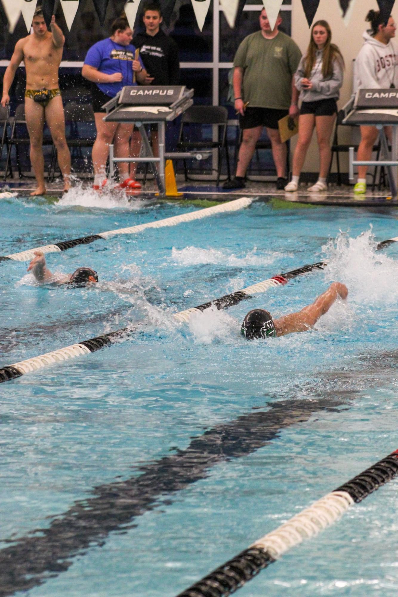 Boys swim at campus (photos by Stevie Hoppock)