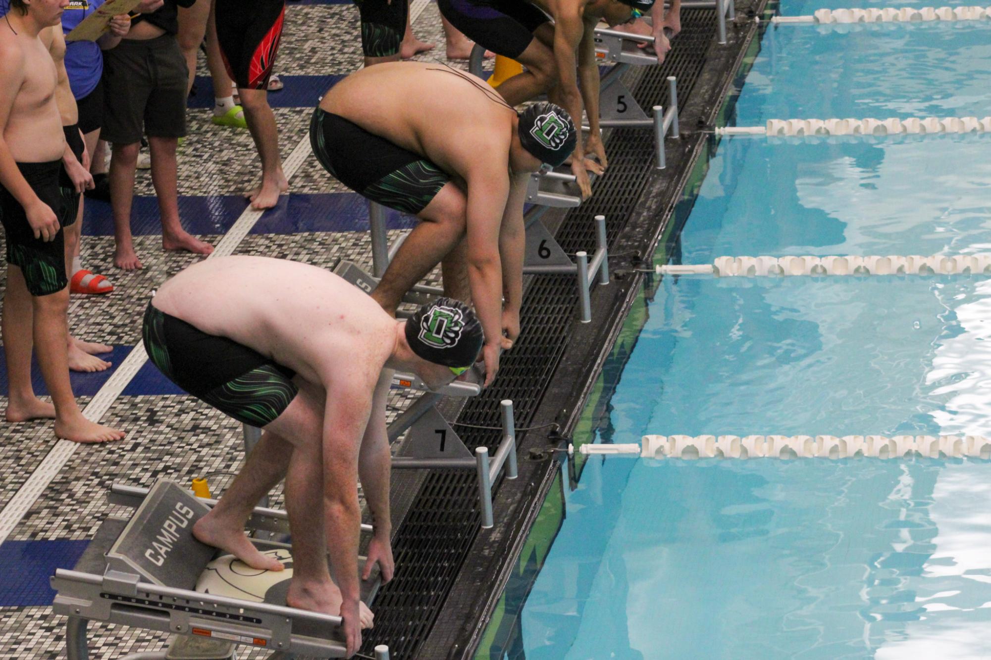 Boys swim at campus (photos by Stevie Hoppock)