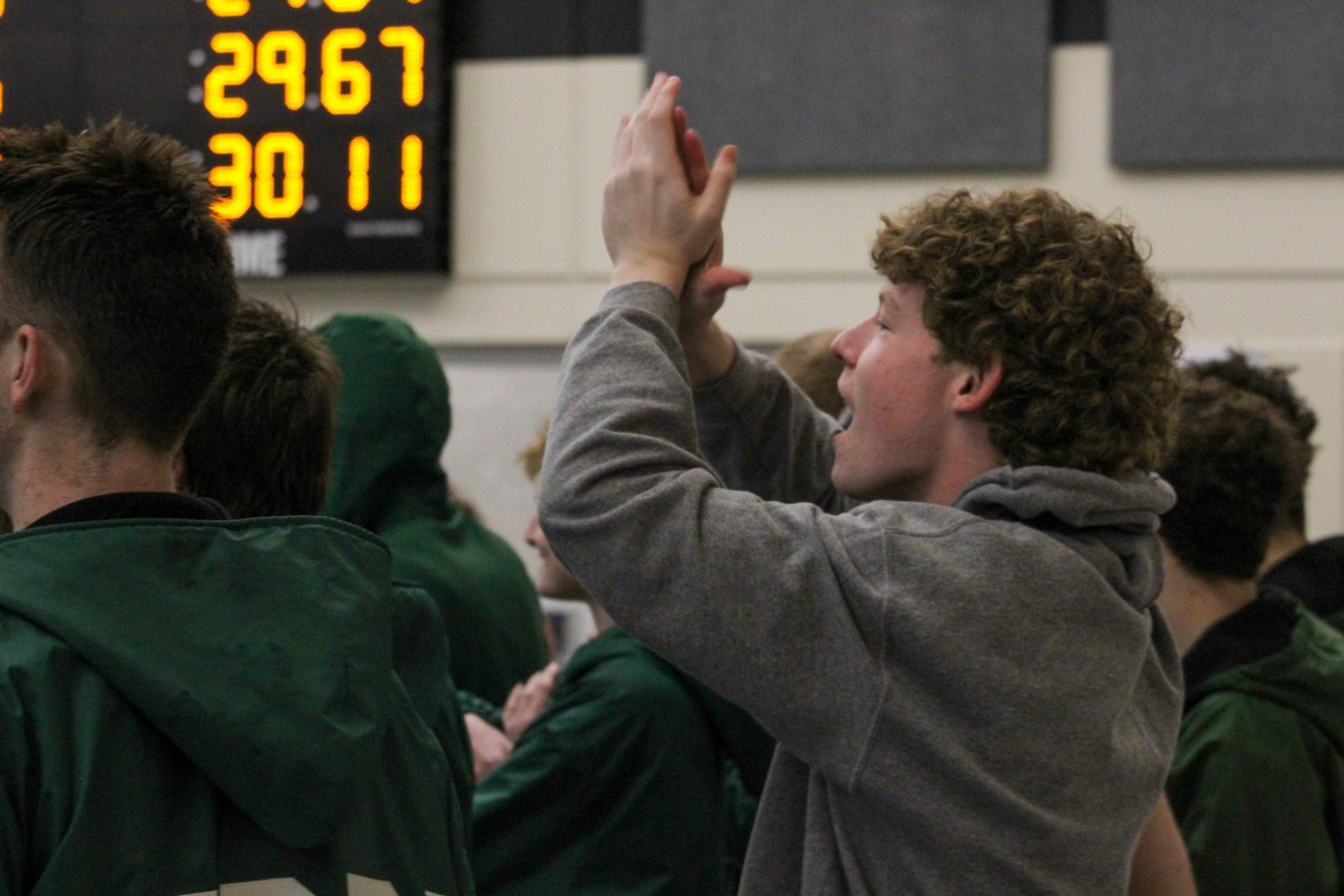 Boys swim at campus (photos by Stevie Hoppock)