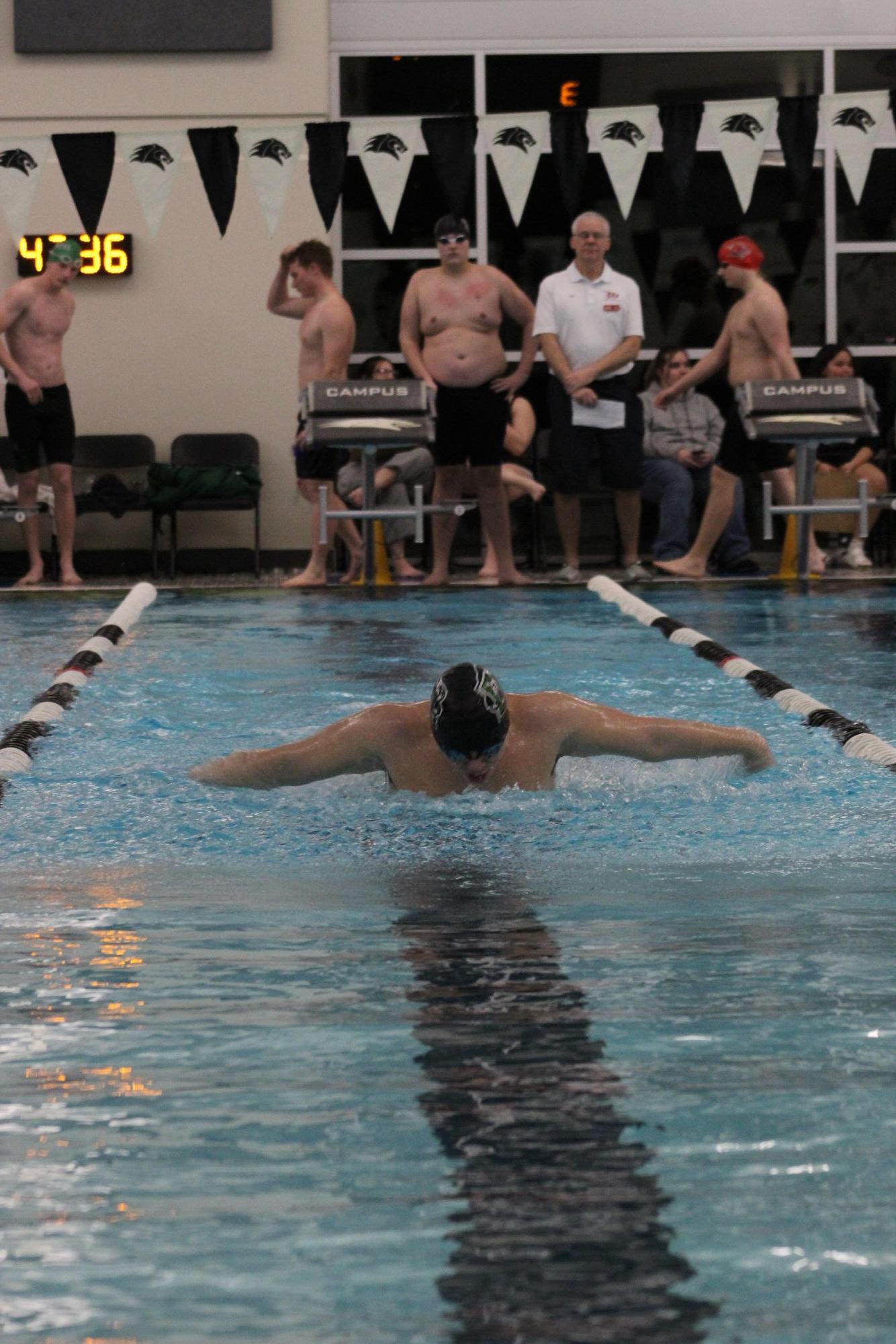 Boys swim at campus (photos by Stevie Hoppock)