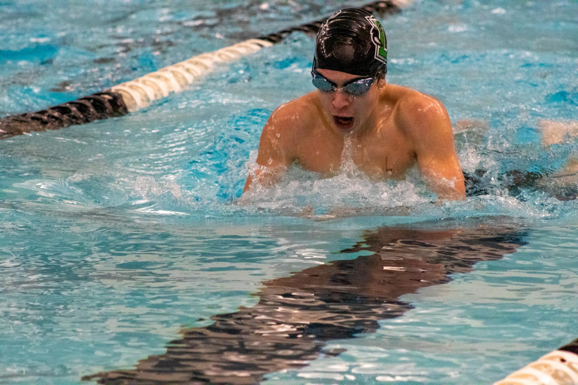 Boys swim at campus (photos by Stevie Hoppock)