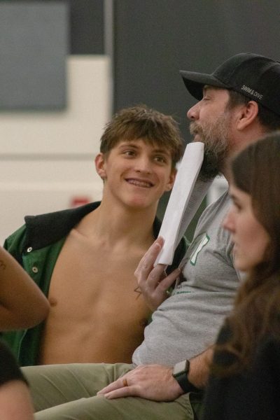 DHS varsity boys swim competed againsts Campus, Maize, Maize South, Rose Hill, El Dorado, Southeast Saline, Independence, junction City and Great Bend at Campus High School. The team finished fourth overall, with campus claiming first. 