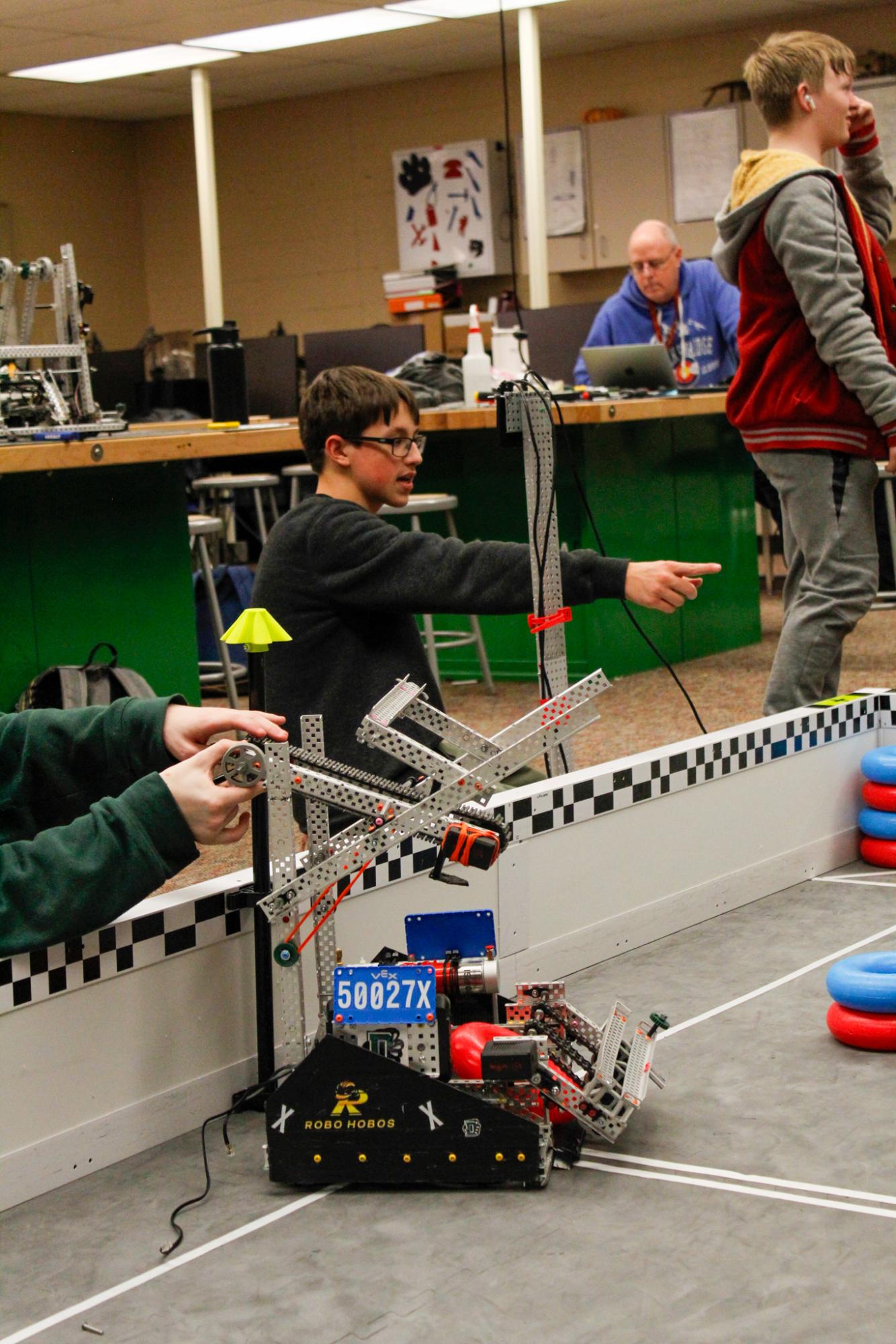 Robotics club ( photos by Stevie Hoppock)