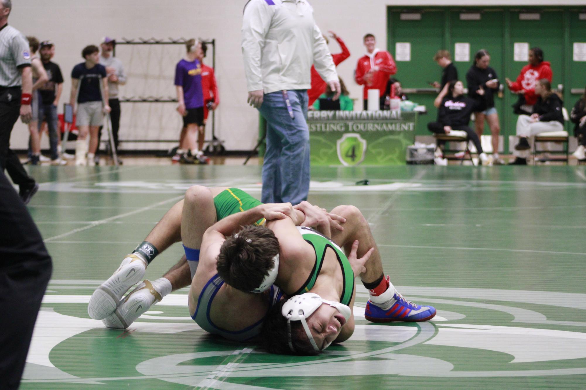 Boys Wrestling tournament at home