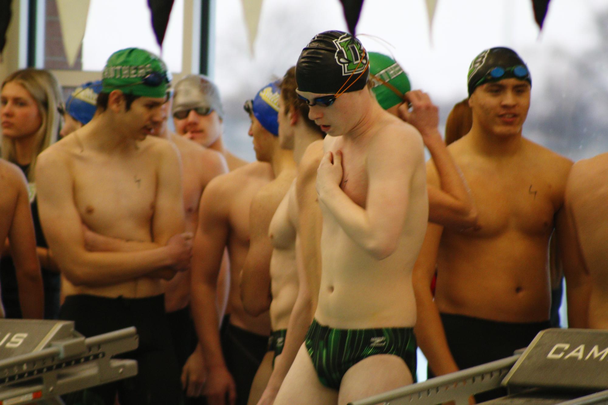 Boys senior swim and dive meet @Home