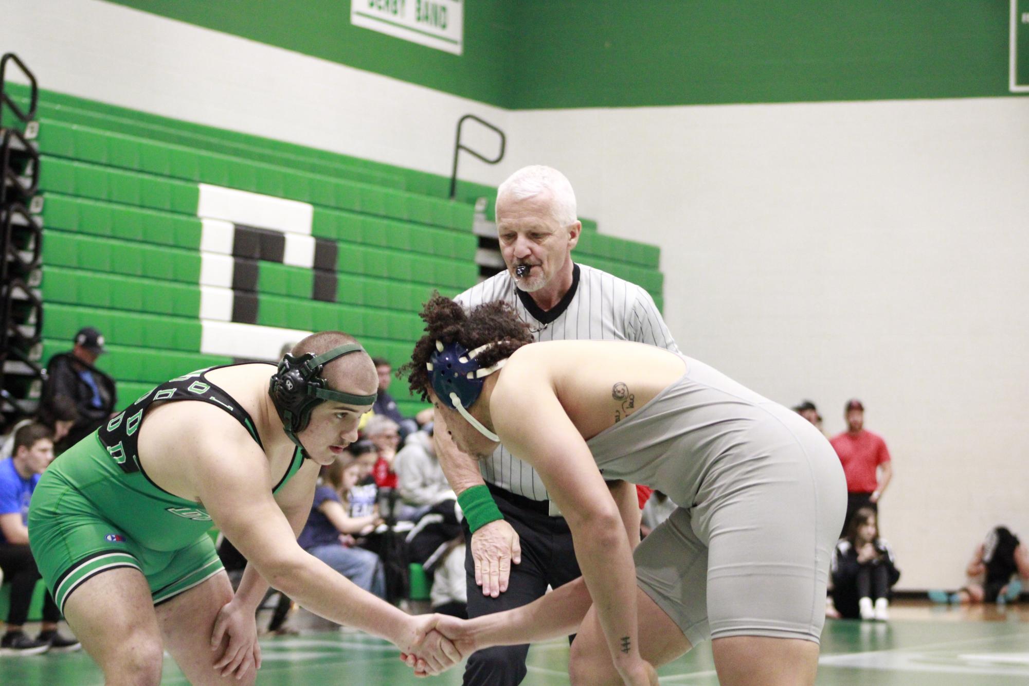 Boys Wrestling tournament at home