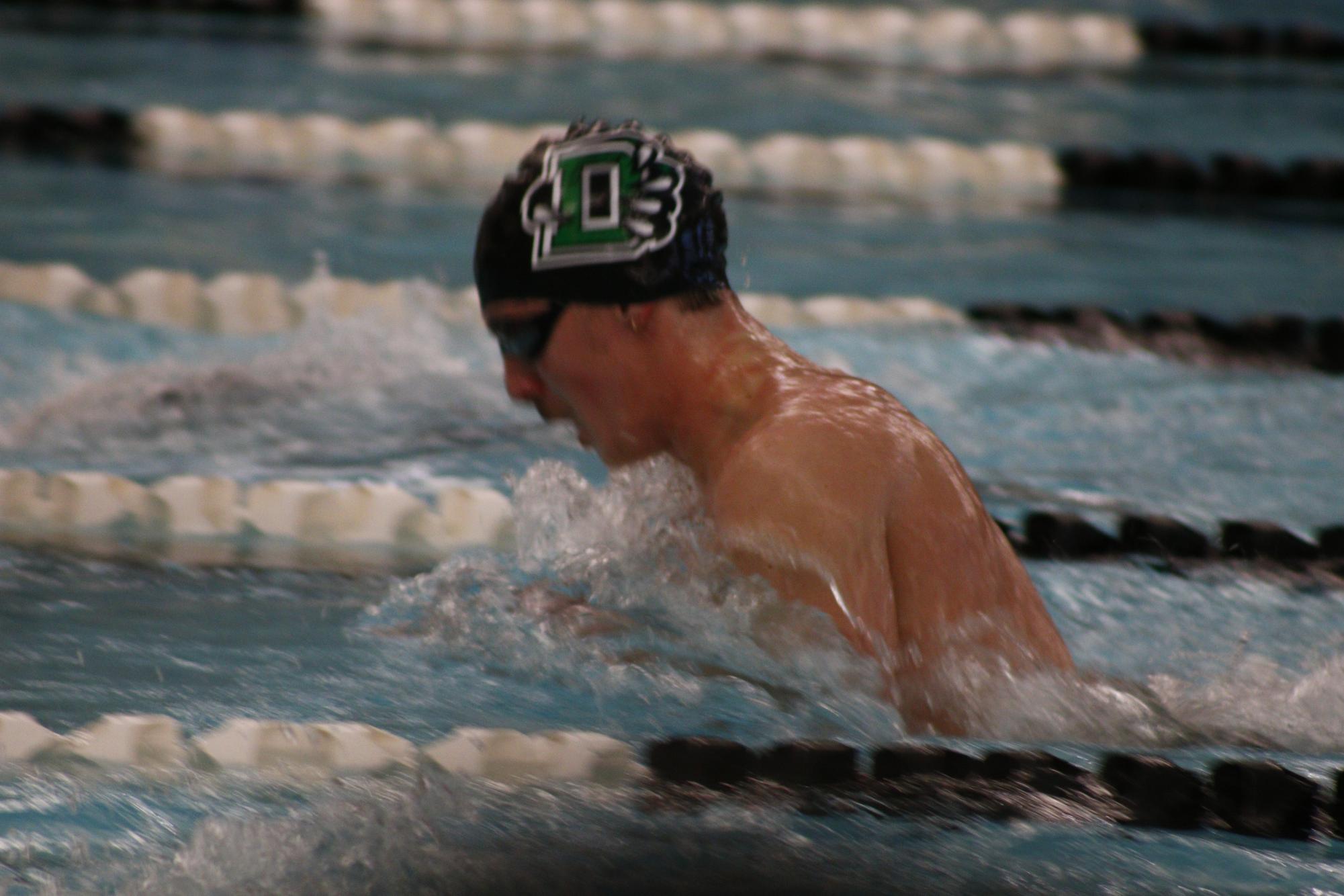 Boys senior swim and dive meet @Home