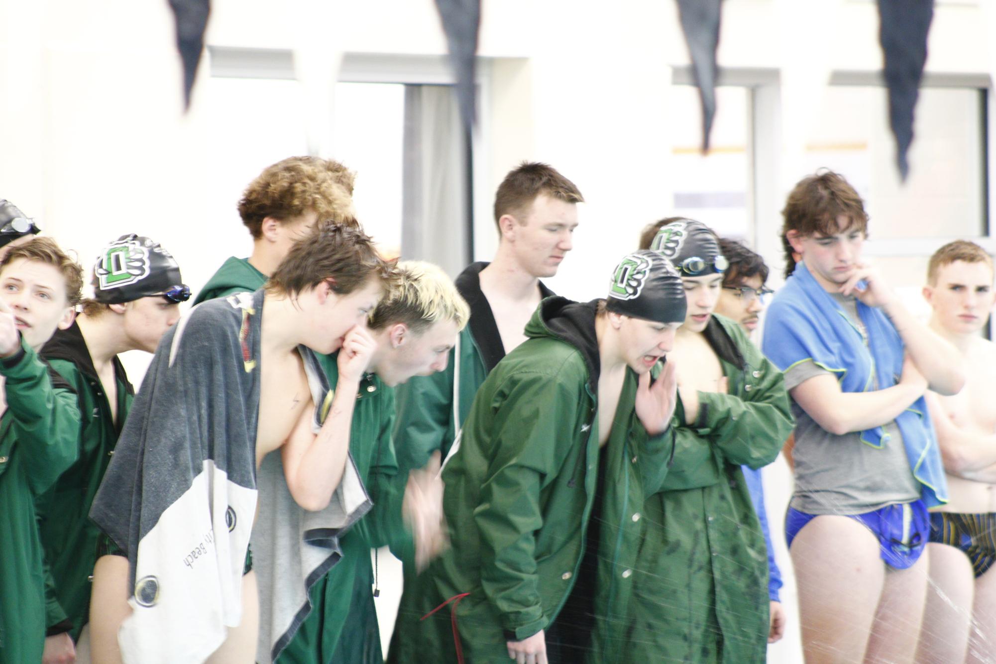 Boys senior swim and dive meet @Home