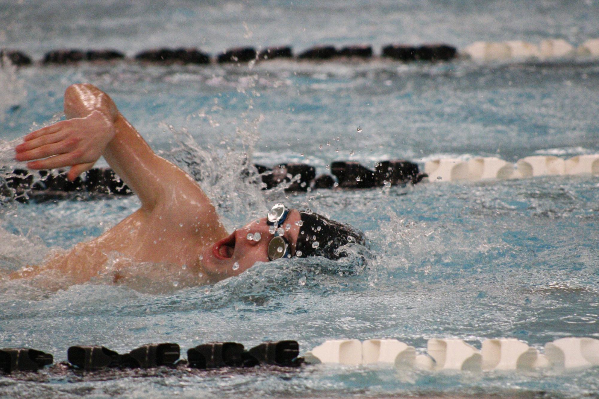 Boys swim and dive meet @Campus