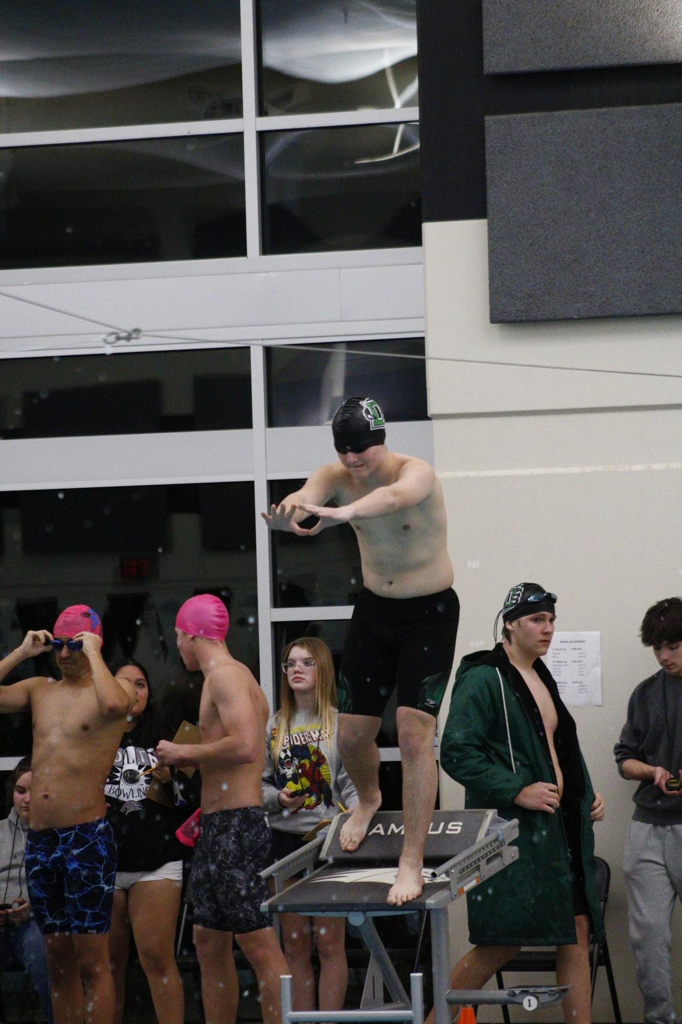 Boys swim and dive meet @Campus