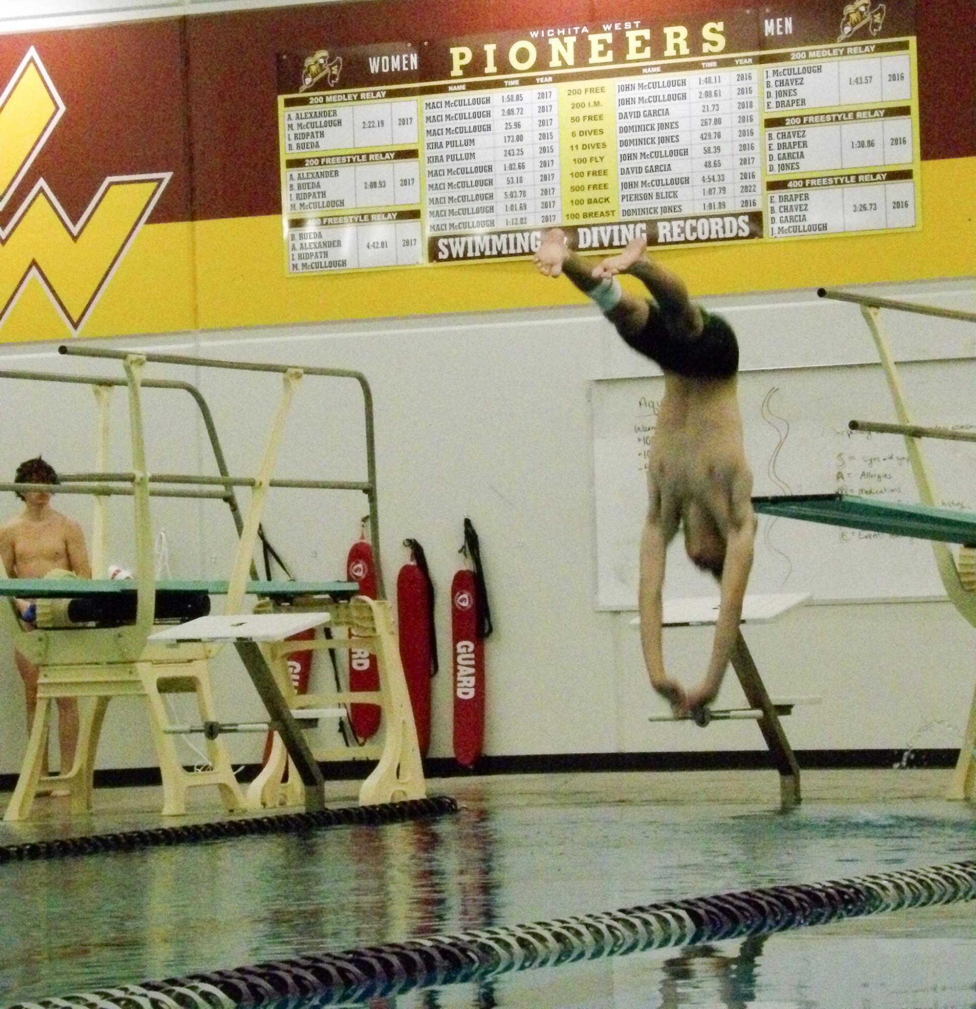 Boys dive (Photos by Tripp Stratton)