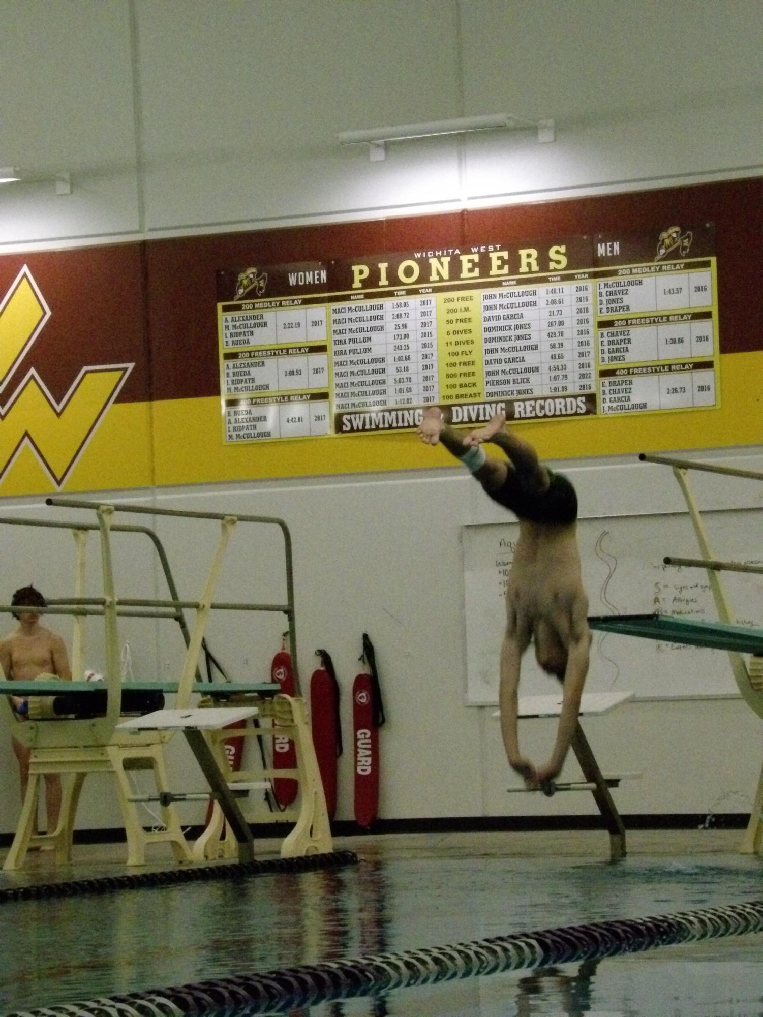 Boys dive (Photos by Tripp Stratton)