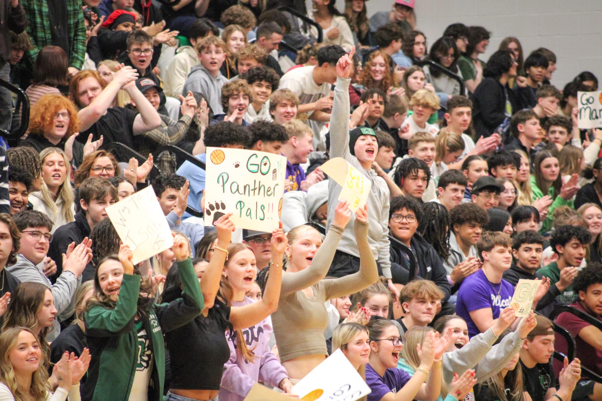 Panther Pals home basketball game (Photos by Mikah Herzberg)