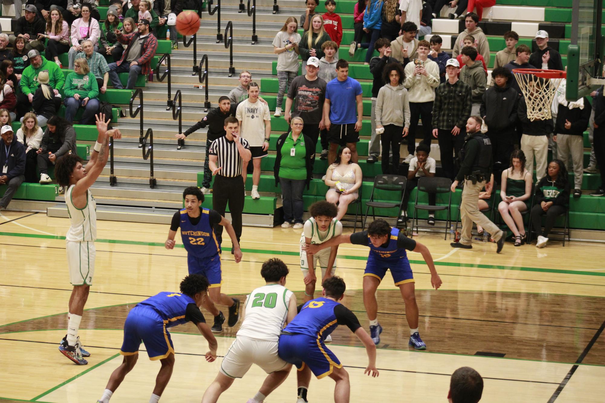 Varsity Boys basketball vs. Hutchinson (Photos by Tripp Stratton)