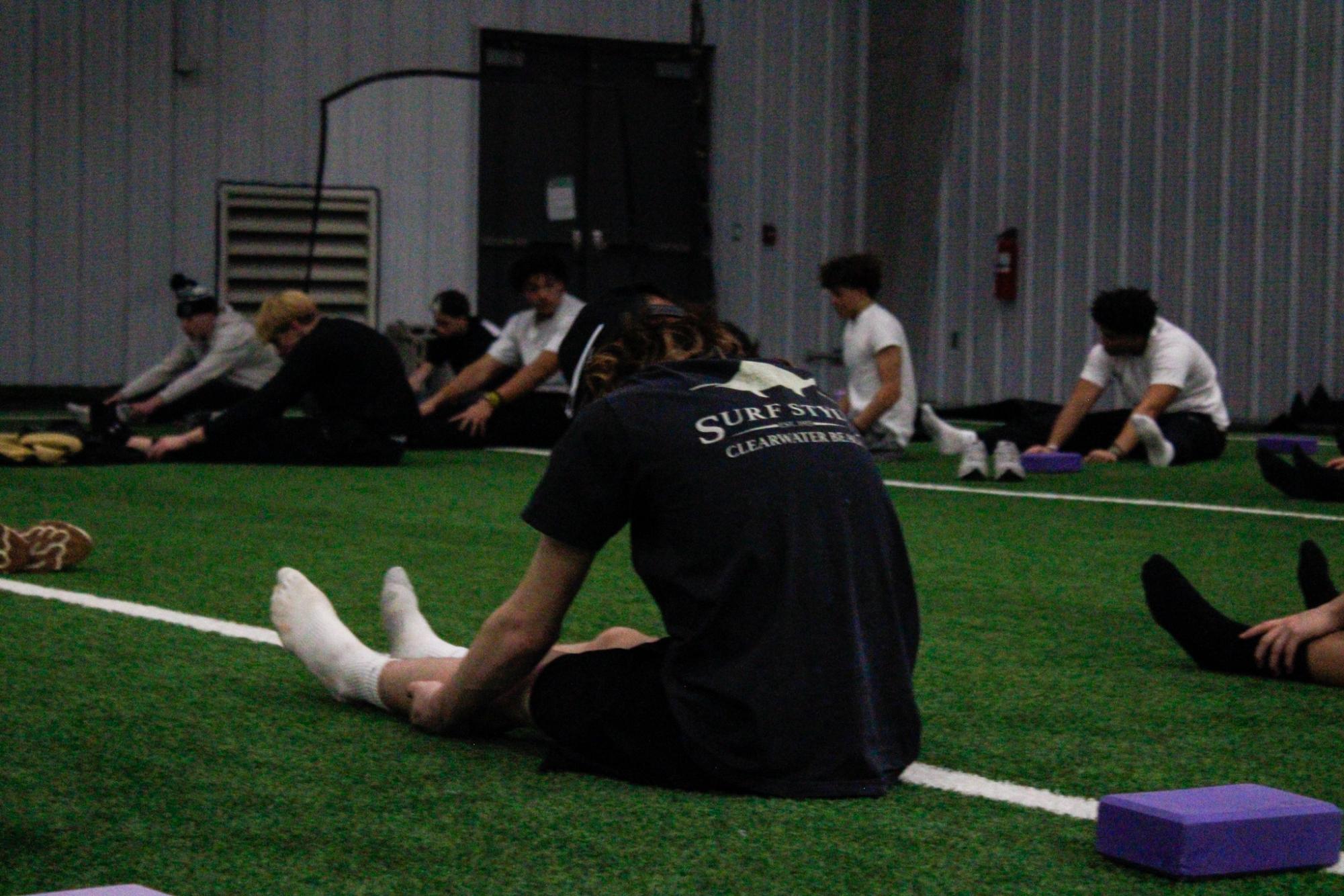 Baseball preseason yoga (Photos by Stevie Hoppock)