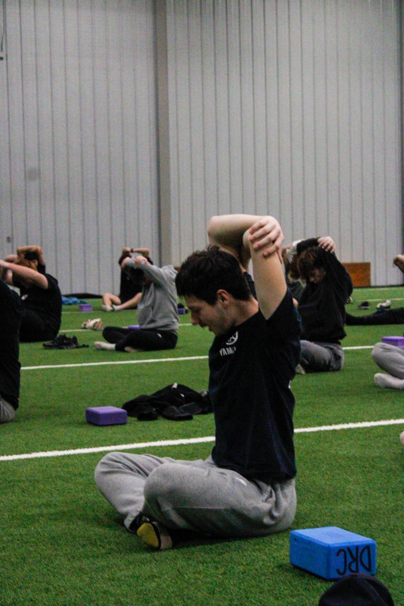 Baseball preseason yoga (Photos by Stevie Hoppock)