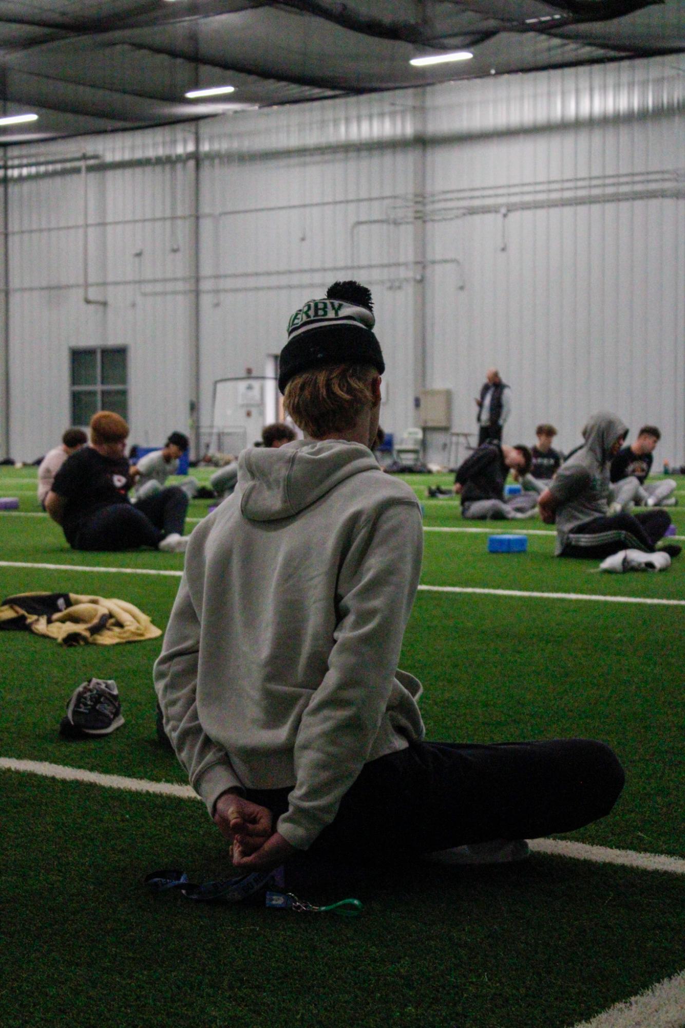 Baseball preseason yoga (Photos by Stevie Hoppock)