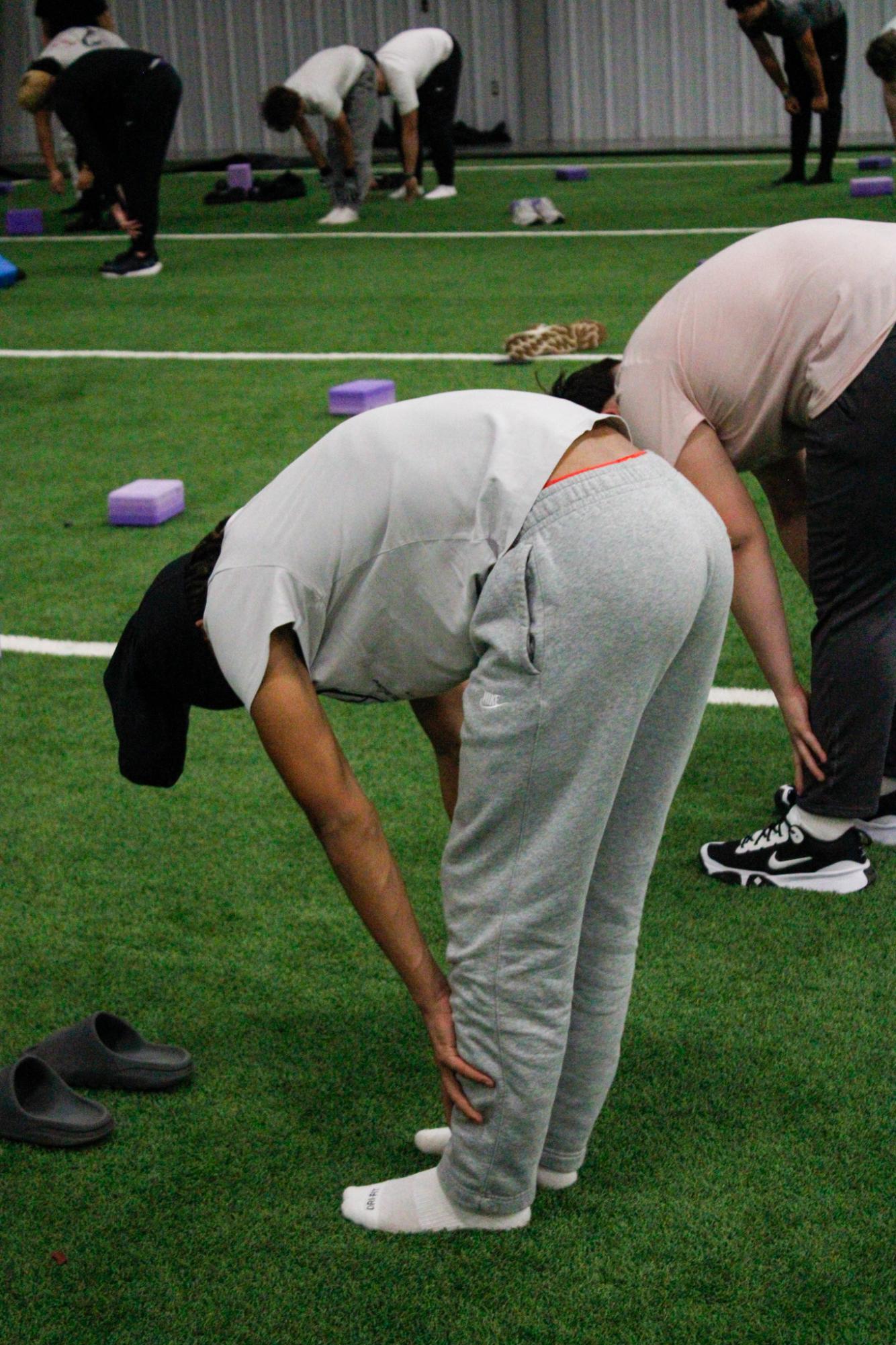 Baseball preseason yoga (Photos by Stevie Hoppock)