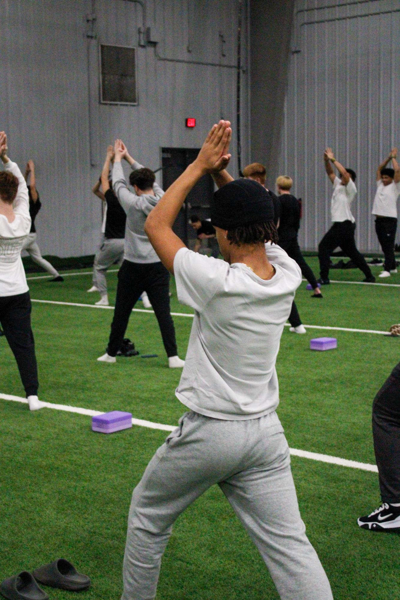 Baseball preseason yoga (Photos by Stevie Hoppock)