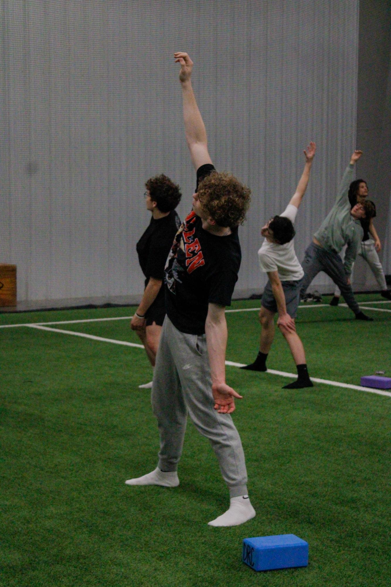 Baseball preseason yoga (Photos by Stevie Hoppock)