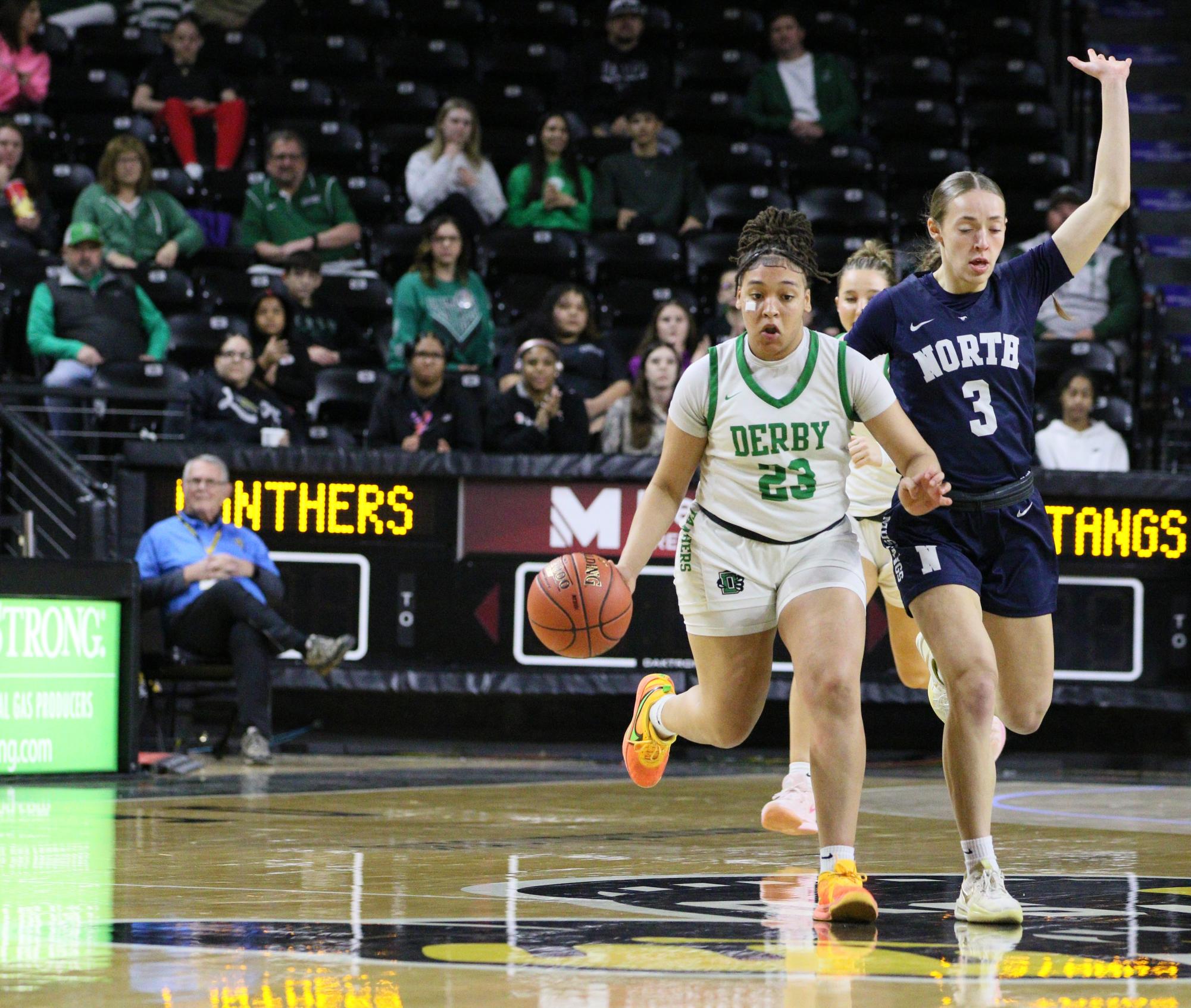 Girls state basketball vs. Blue Valley North (Photos by Maggie Elliott)