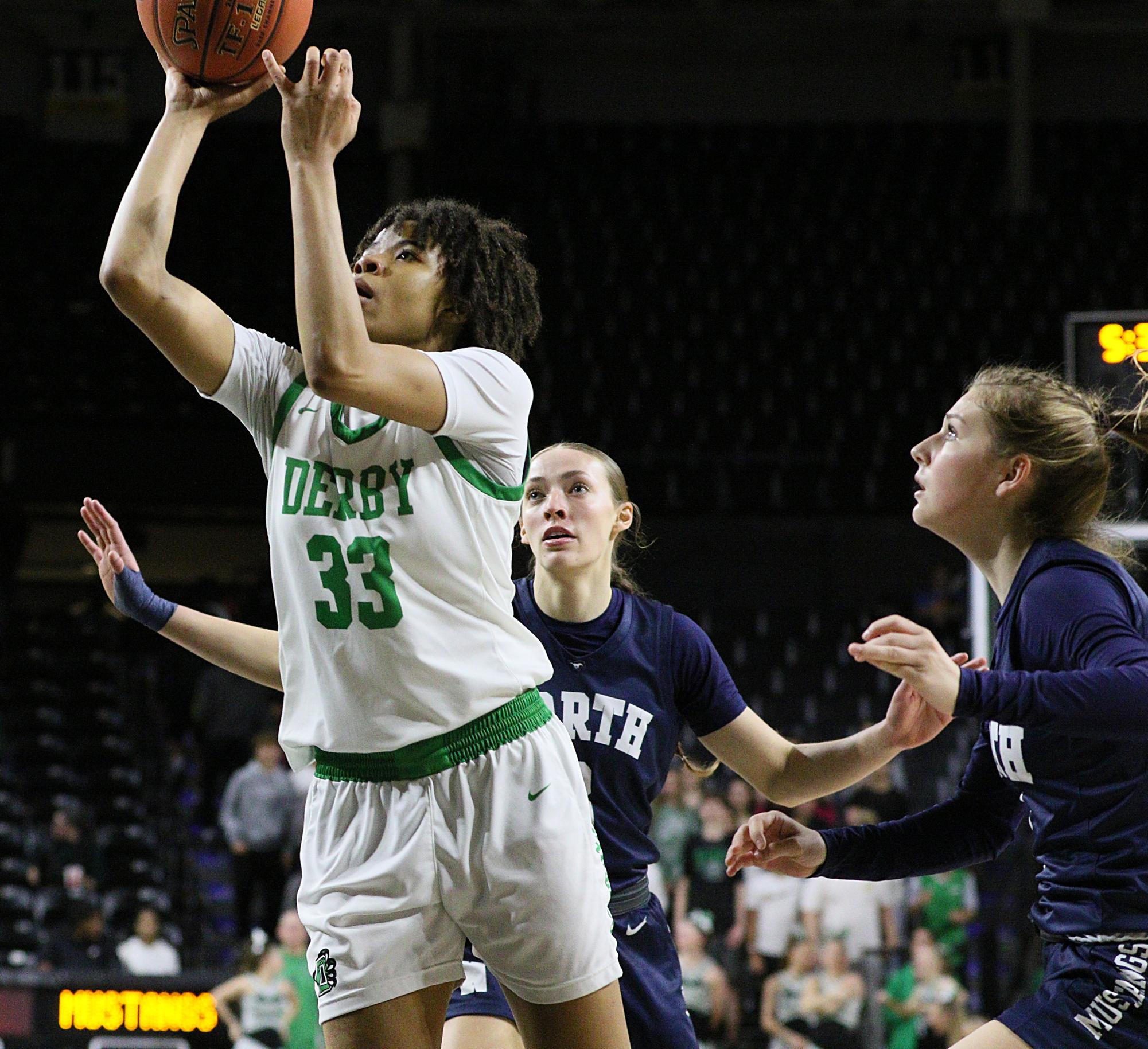 Girls state basketball vs. Blue Valley North (Photos by Maggie Elliott)