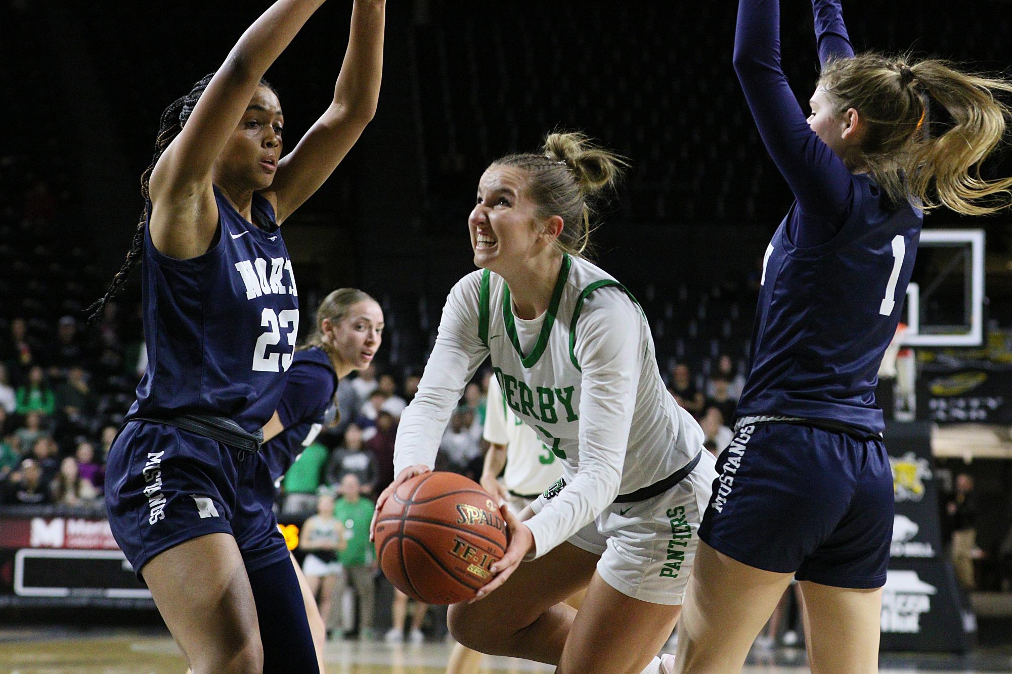 Girls state basketball vs. Blue Valley North (Photos by Maggie Elliott)